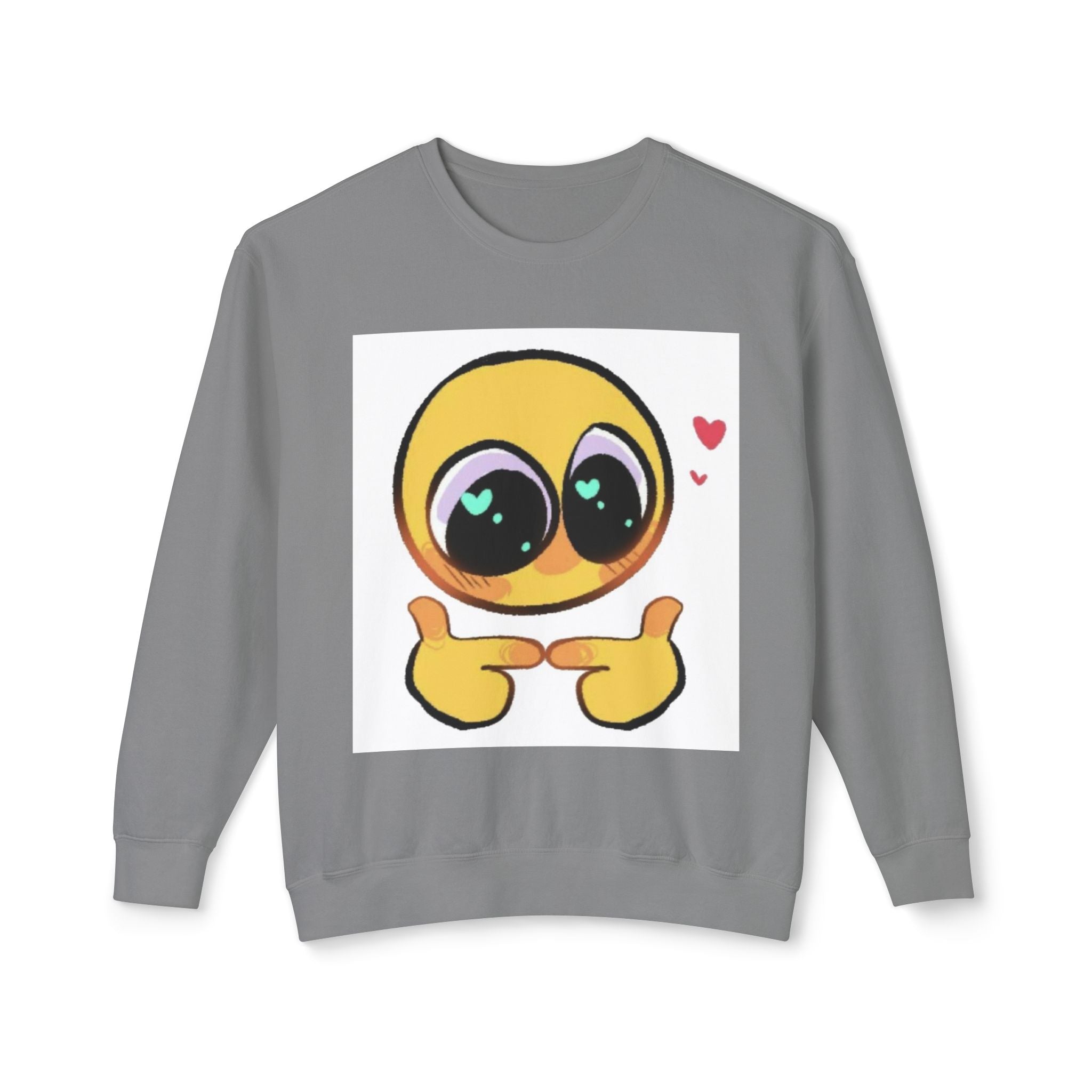 Cute Emoji Unisex Crewneck Sweatshirt - Perfect for Casual Wear and Gifts