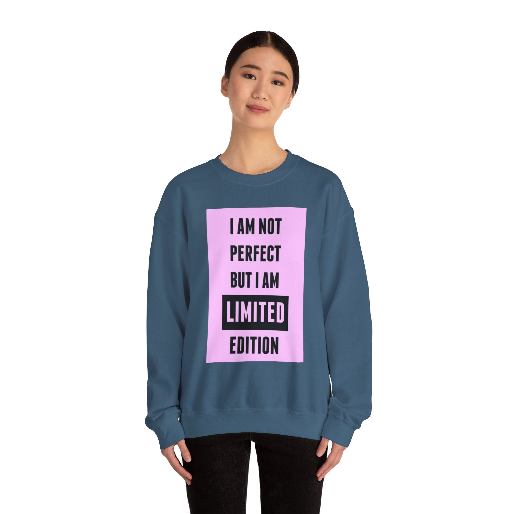 Limited Edition Crewneck Sweatshirt - 'Not Perfect' Statement