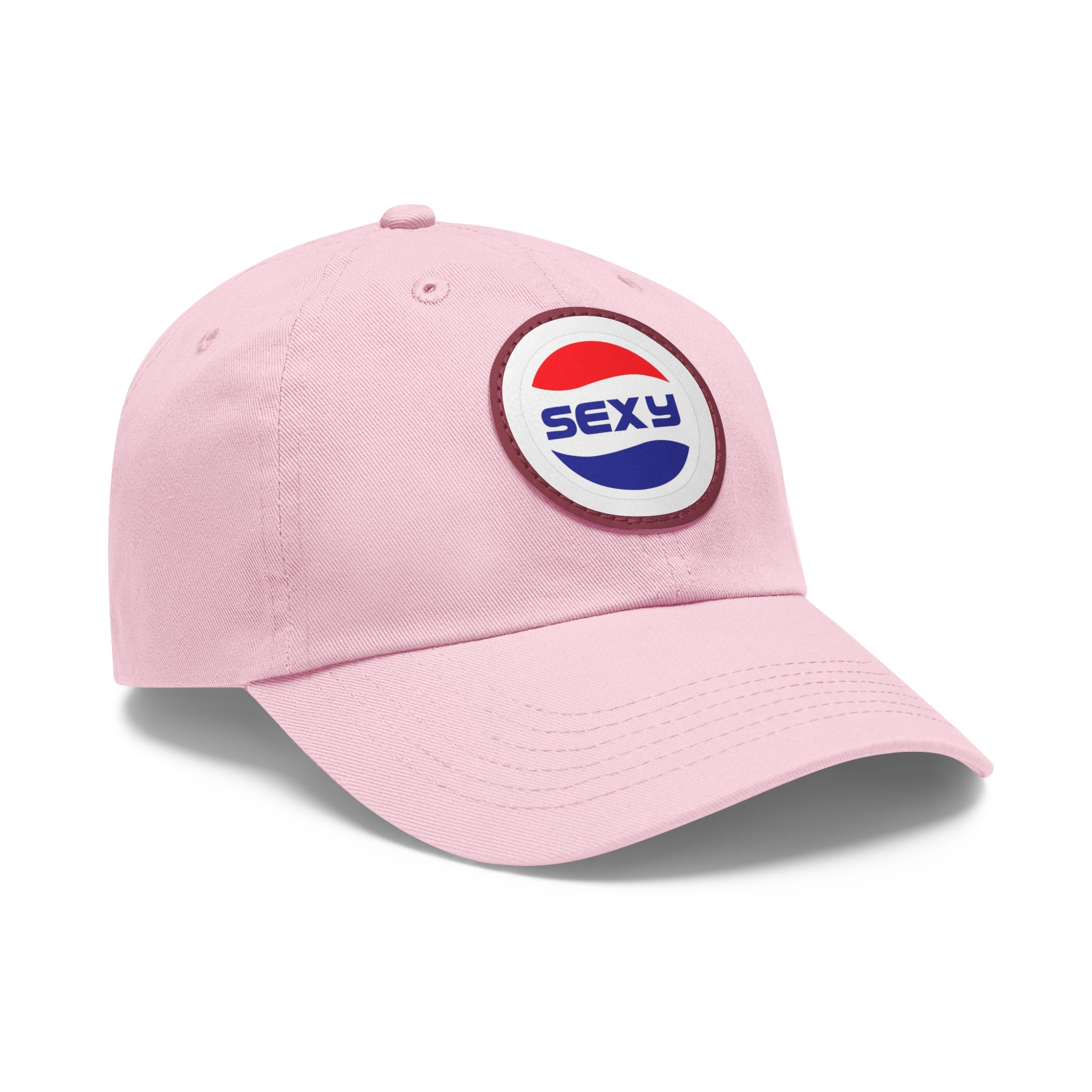 Trendy Dad Hat with 'Sexy' Leather Patch - Cool Casual Cap for Everyday Style