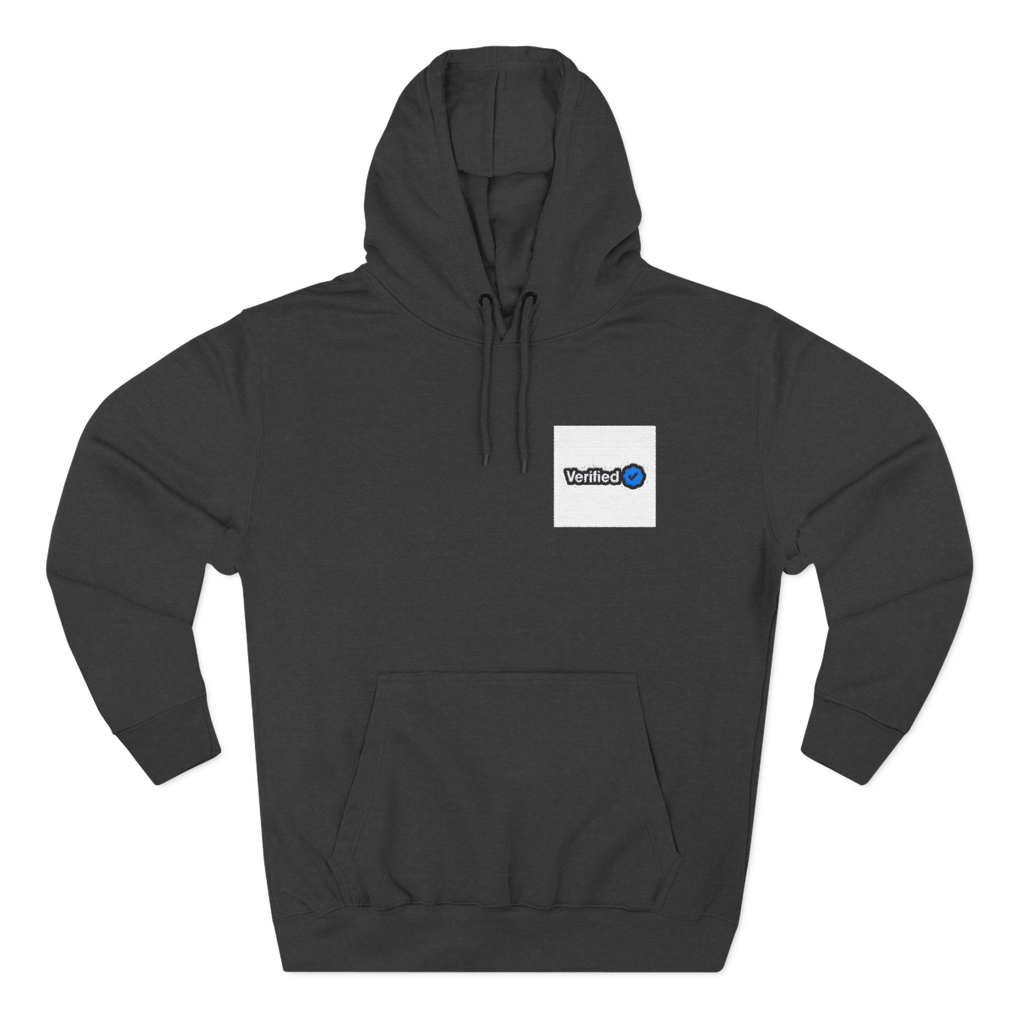 Premium Three-Panel Fleece Hoodie - Comfortable & Stylish Casual Wear