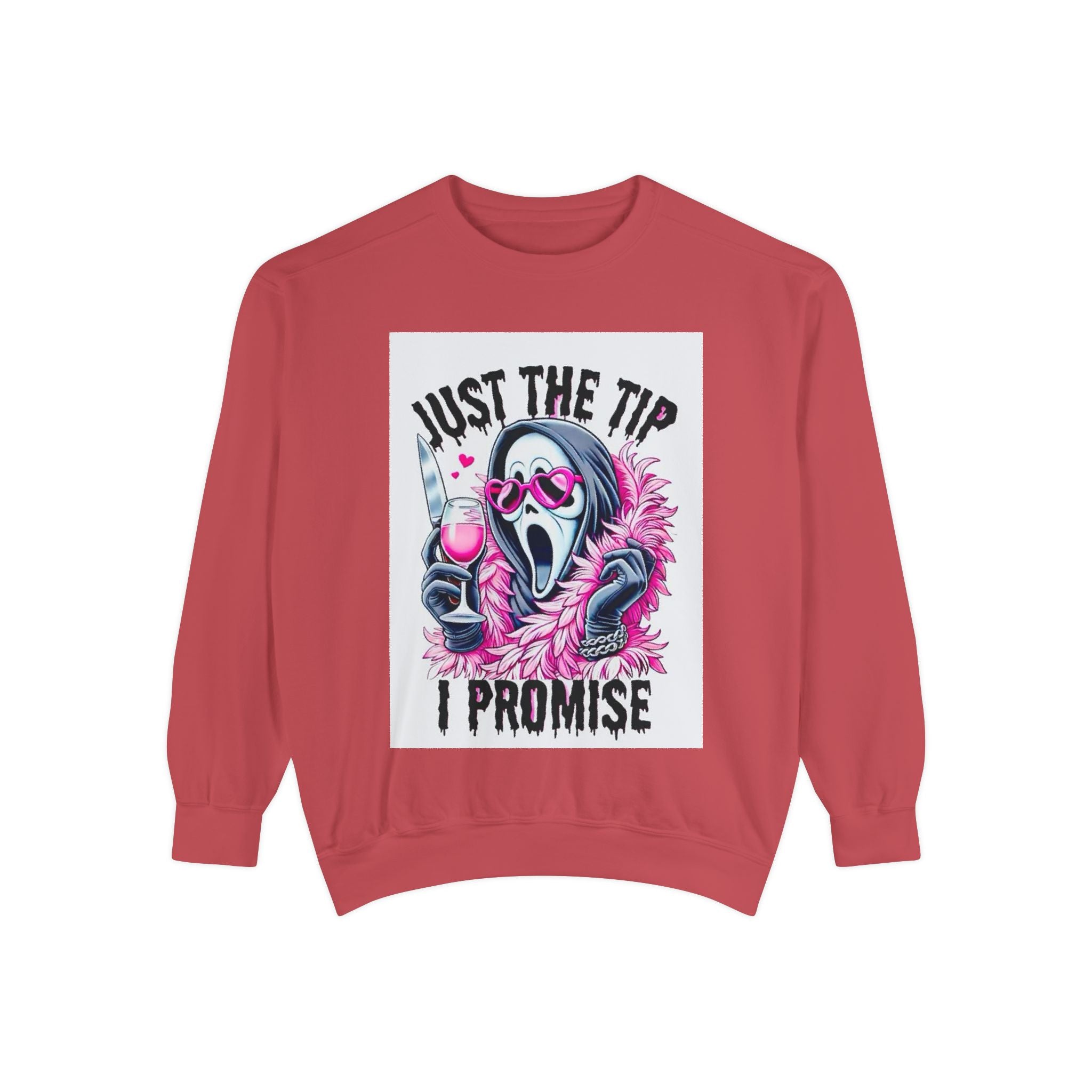 Funny Unisex Sweatshirt - "Just the Tip I Promise"