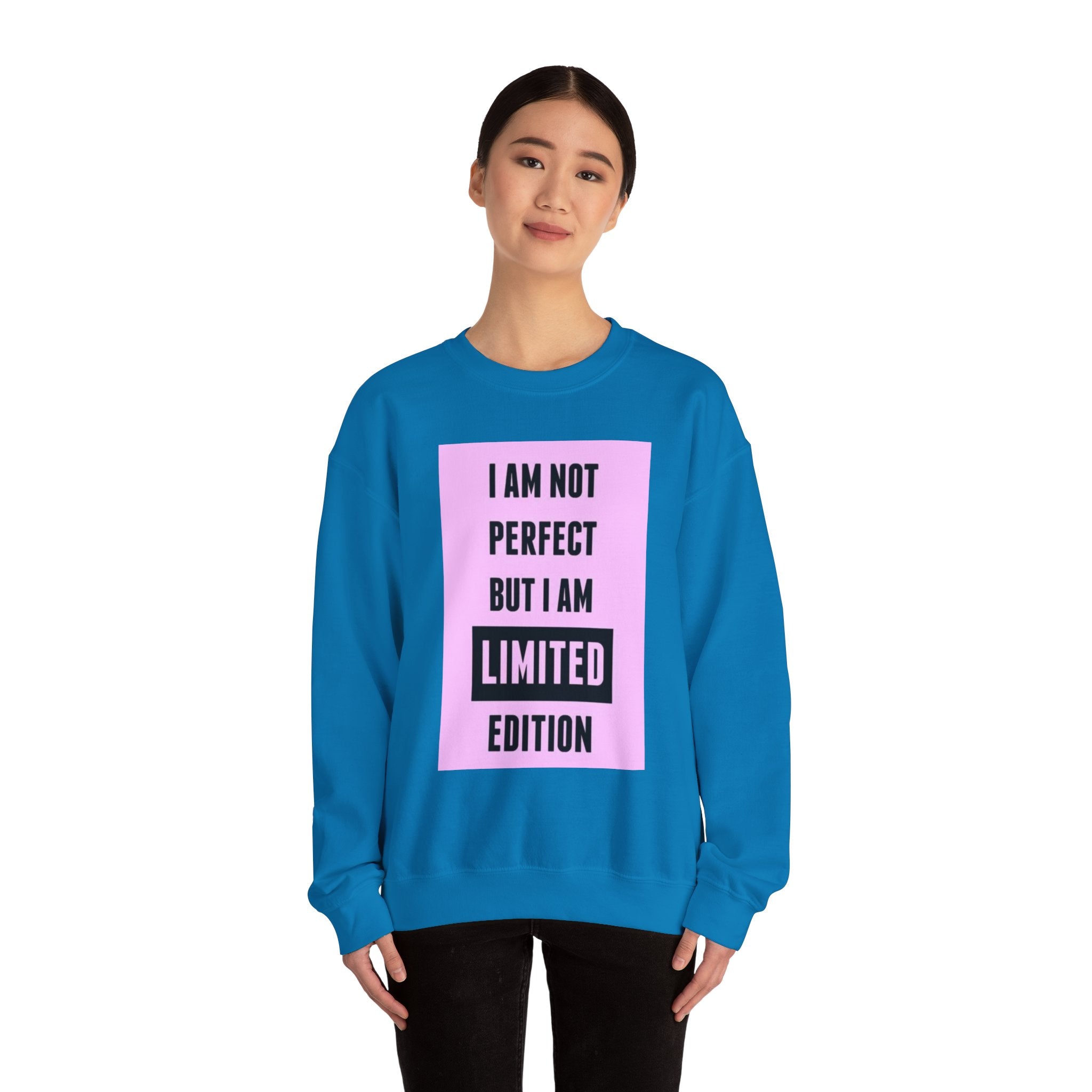 Limited Edition Crewneck Sweatshirt - 'Not Perfect' Statement
