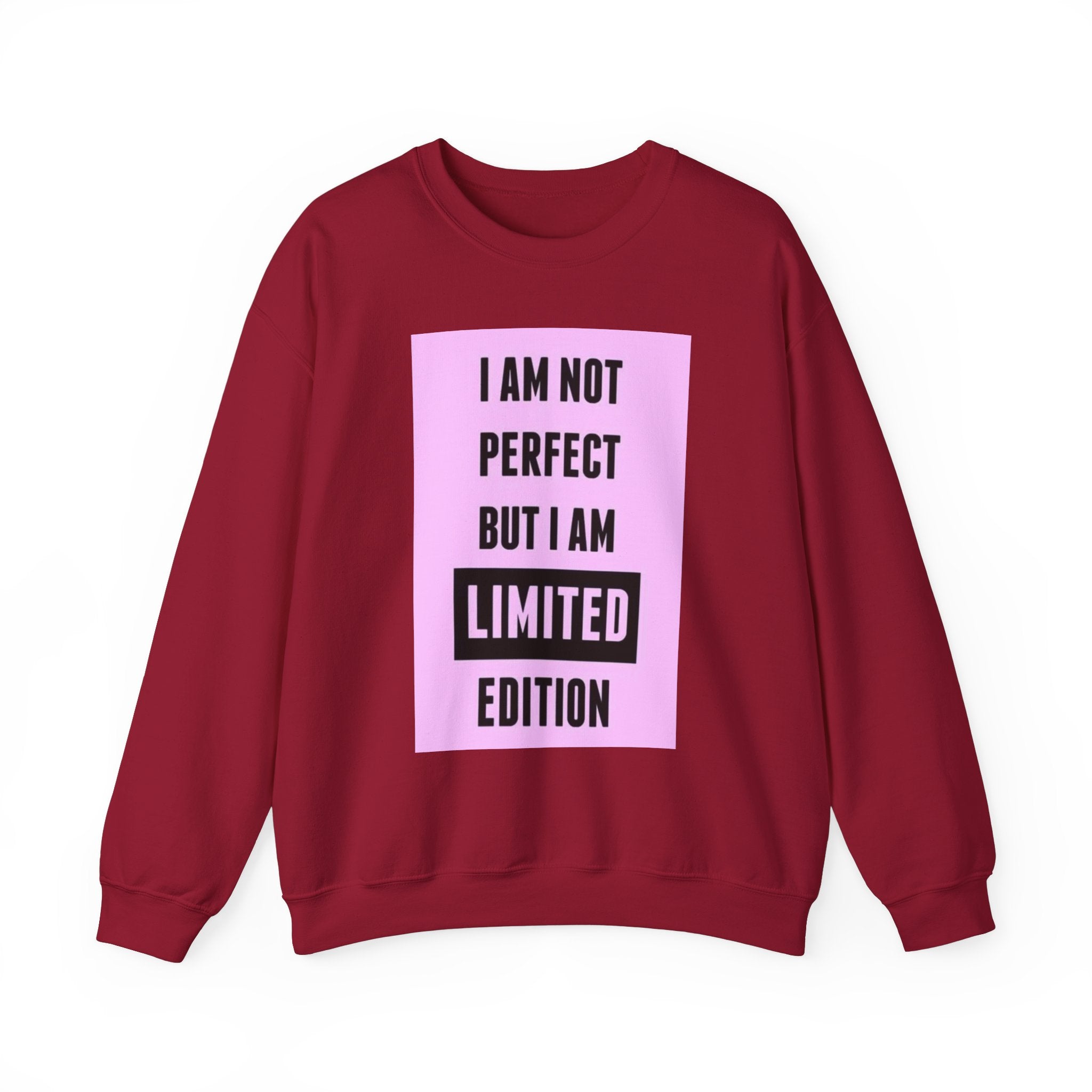 Limited Edition Crewneck Sweatshirt - 'Not Perfect' Statement