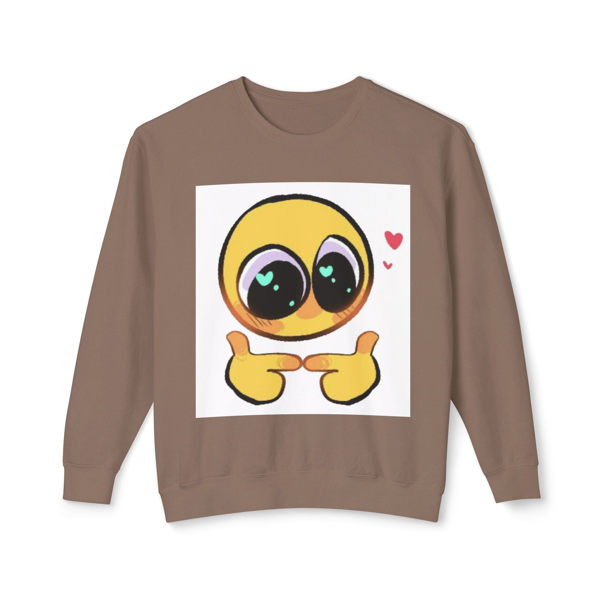 Cute Emoji Unisex Crewneck Sweatshirt - Perfect for Casual Wear and Gifts