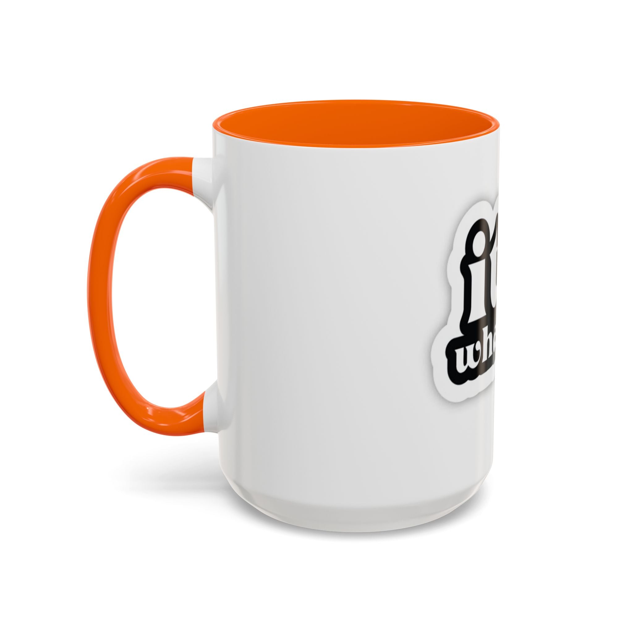 It Is What It Is Accent Coffee Mug - Stylish 11oz & 15oz Coffee Cups for Everyday Use