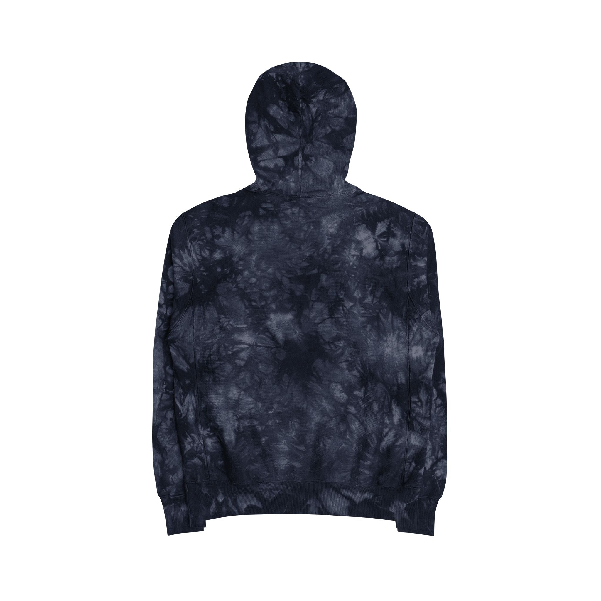Unisex Tie-Dye Hoodie with Embroidery - Trendy and Cozy