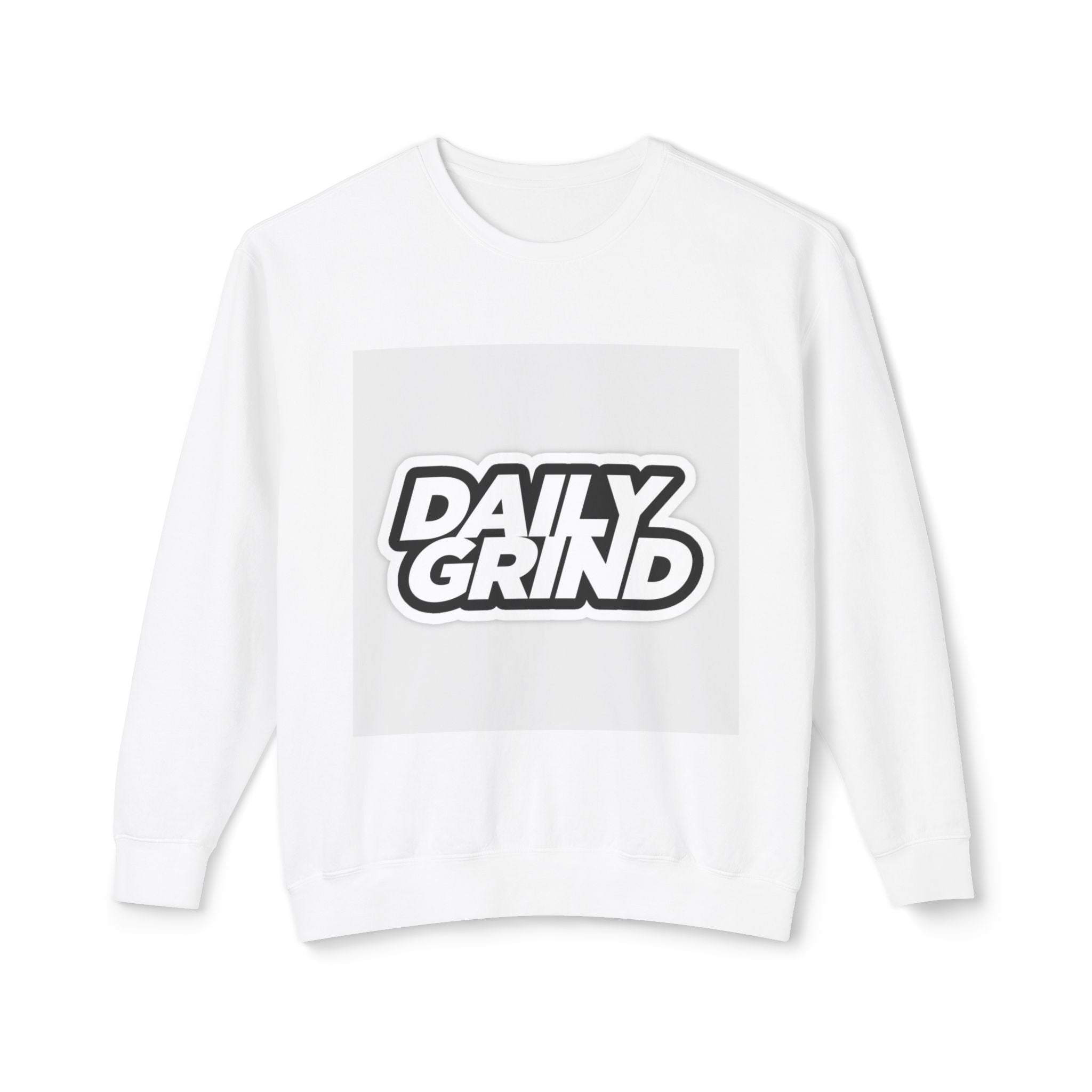 Daily Grind Unisex Lightweight Crewneck Sweatshirt - Motivational Casual Wear