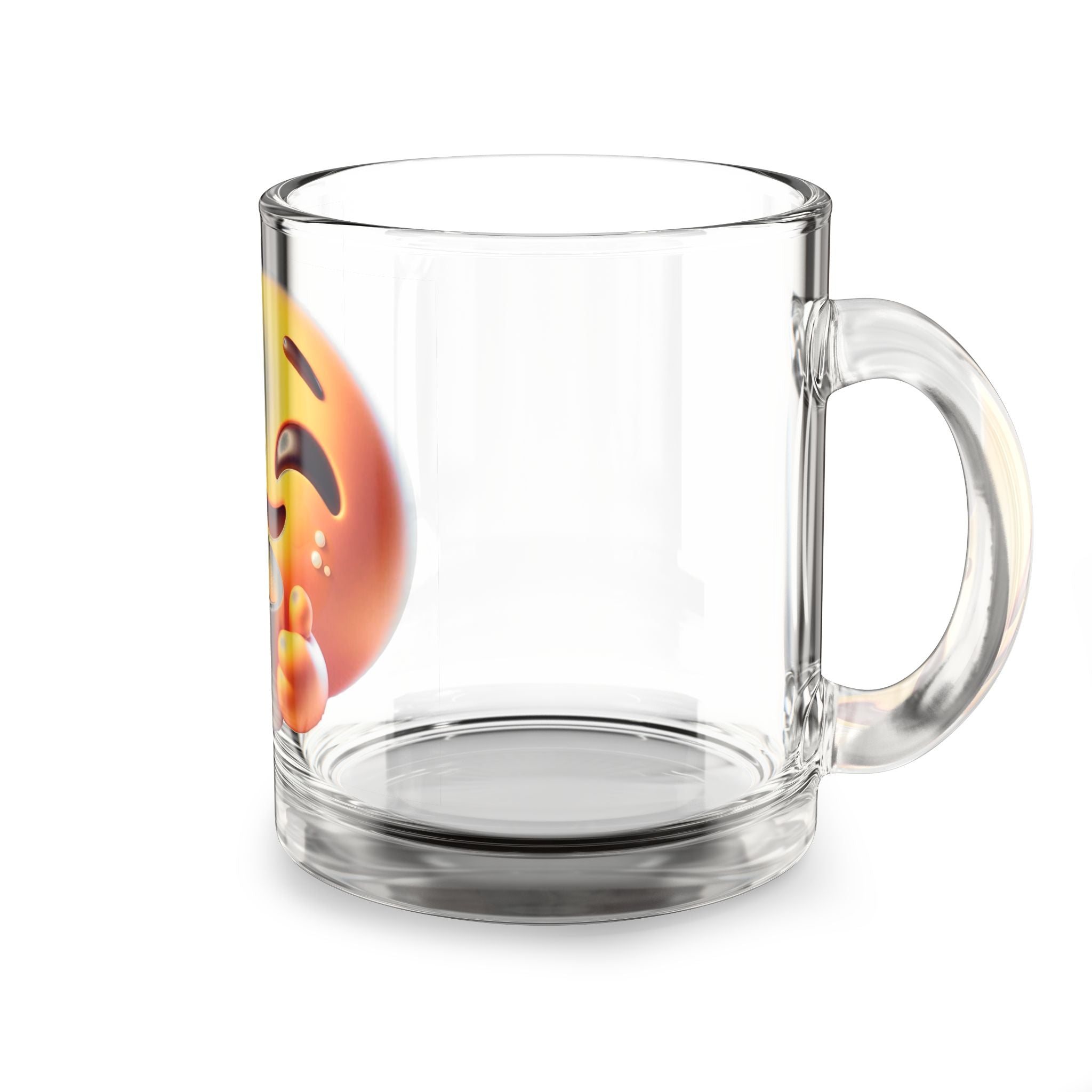 Cute Emoji Glass Mug - 10oz - Perfect for Coffee Lovers and Gifts