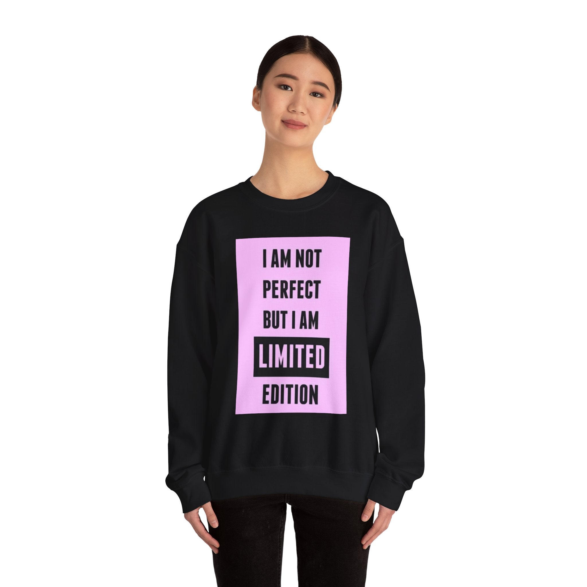 Limited Edition Crewneck Sweatshirt - 'Not Perfect' Statement