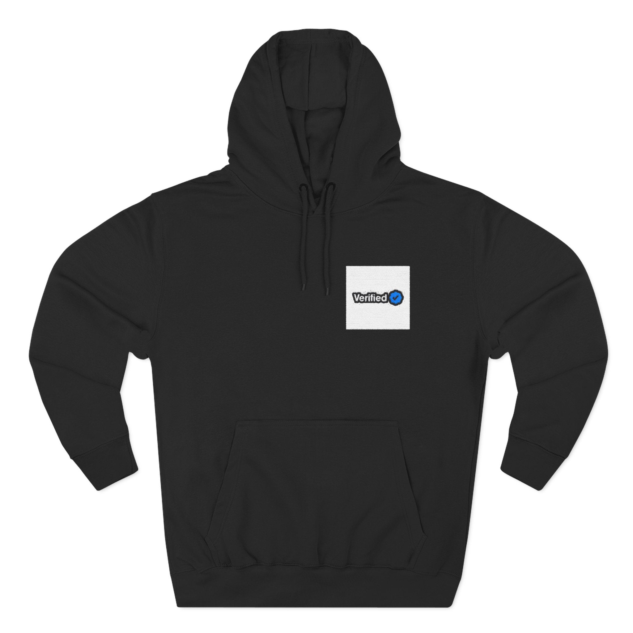 Premium Three-Panel Fleece Hoodie - Comfortable & Stylish Casual Wear