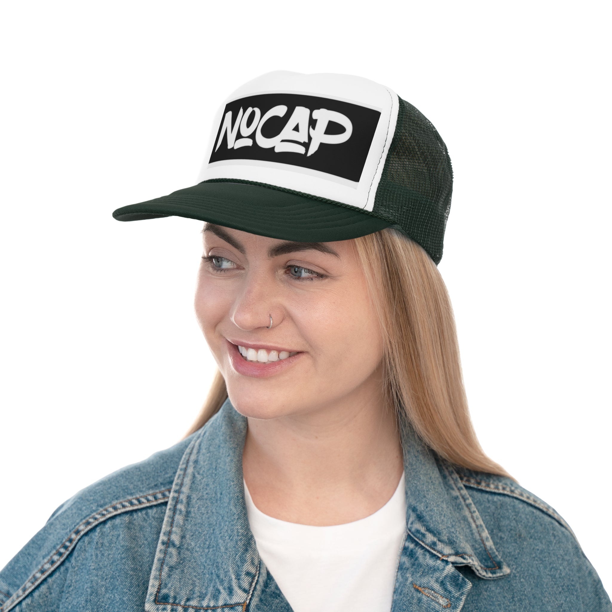 Trendy 'No Cap' Trucker Cap - Stylish Hat for Casual Wear
