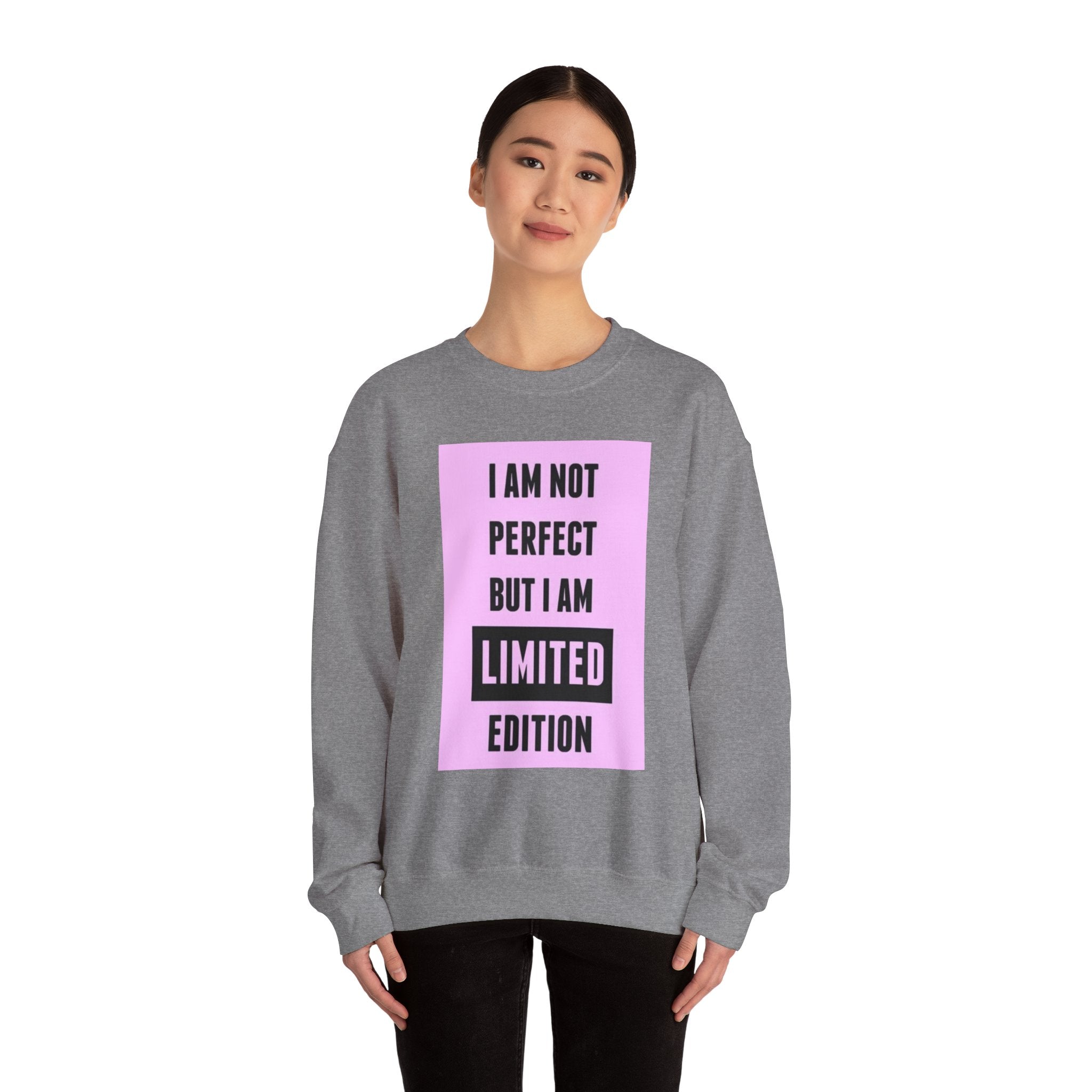 Limited Edition Crewneck Sweatshirt - 'Not Perfect' Statement