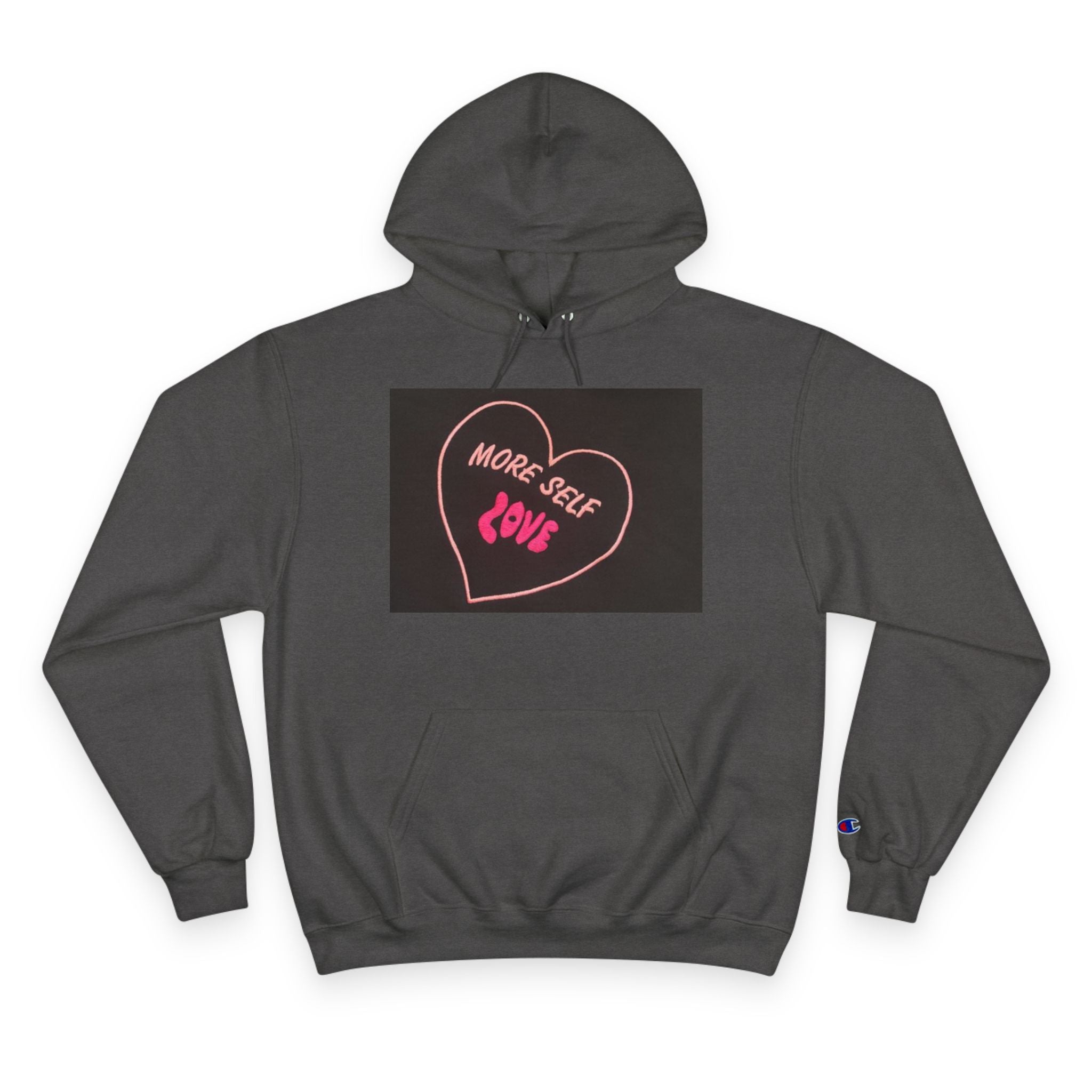 Self Love Champion Hoodie - White Casual Sweatshirt