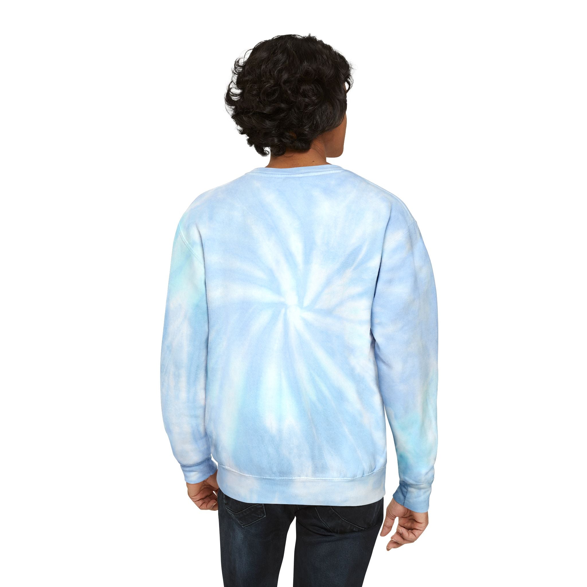 Unisex Tie-Dye Sweatshirt with Creature Design - Perfect for Casual Outings and Gift Giving
