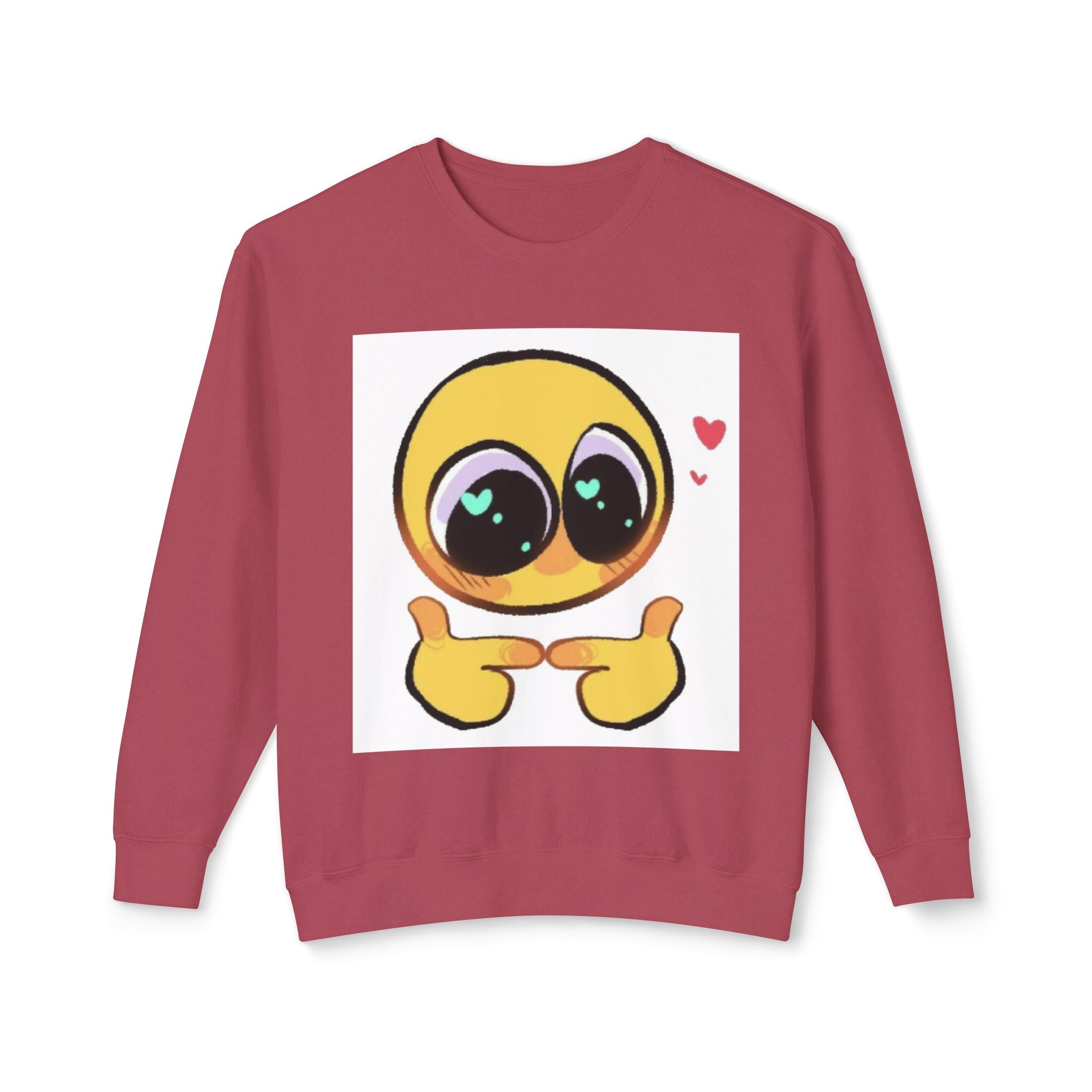 Cute Emoji Unisex Crewneck Sweatshirt - Perfect for Casual Wear and Gifts