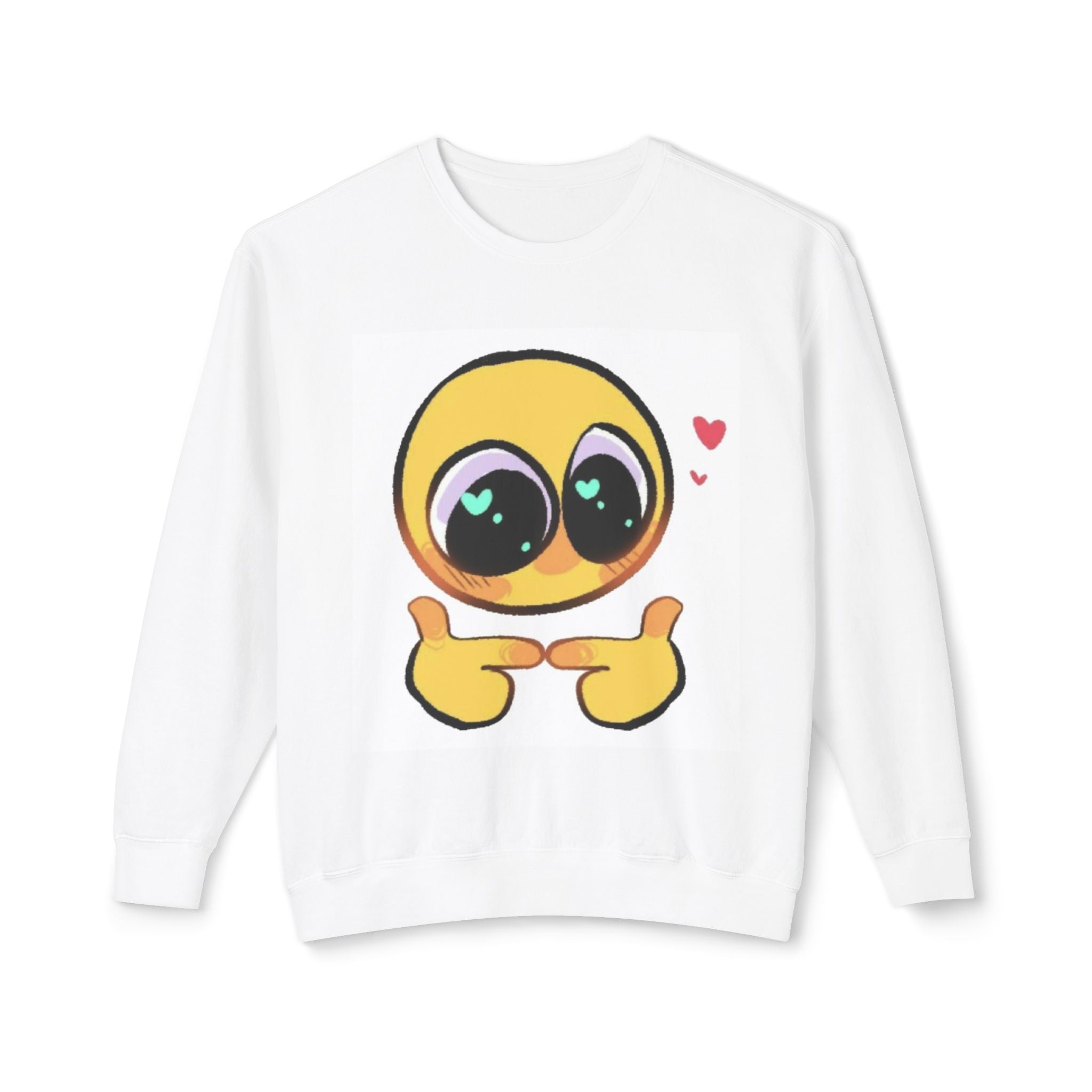 Cute Emoji Unisex Crewneck Sweatshirt - Perfect for Casual Wear and Gifts