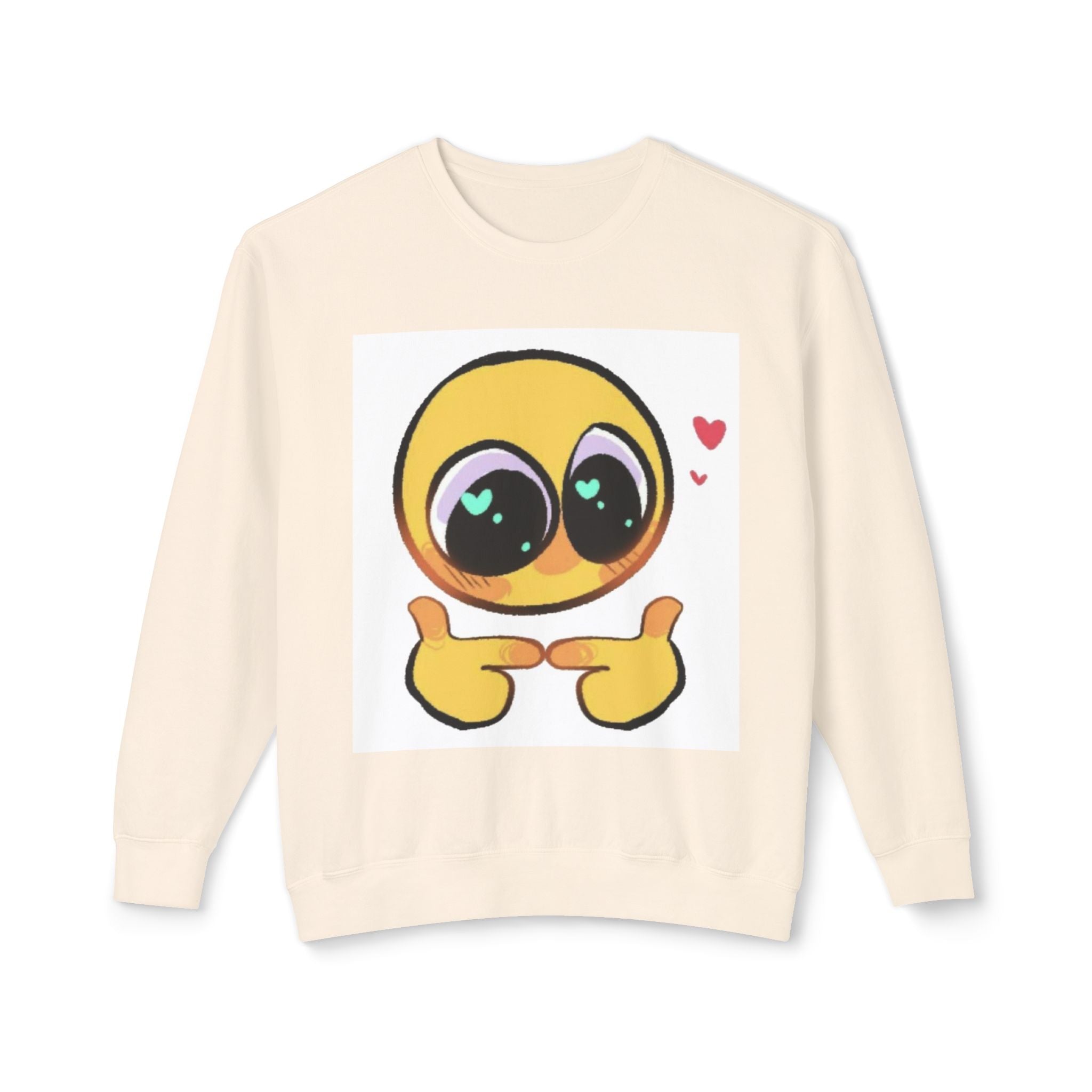 Cute Emoji Unisex Crewneck Sweatshirt - Perfect for Casual Wear and Gifts