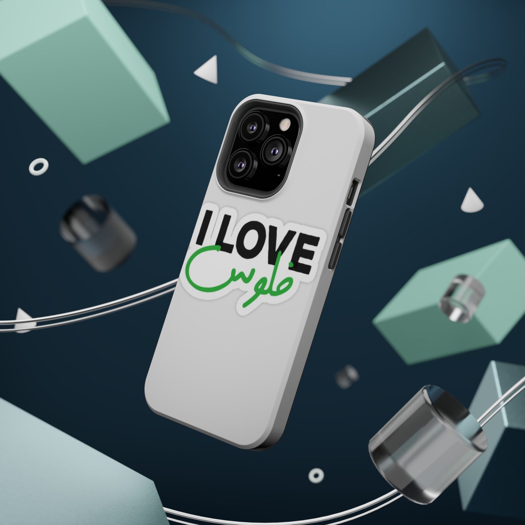 I Love قفلو Magnetic Tough Case - Stylish & Durable Phone Protection
