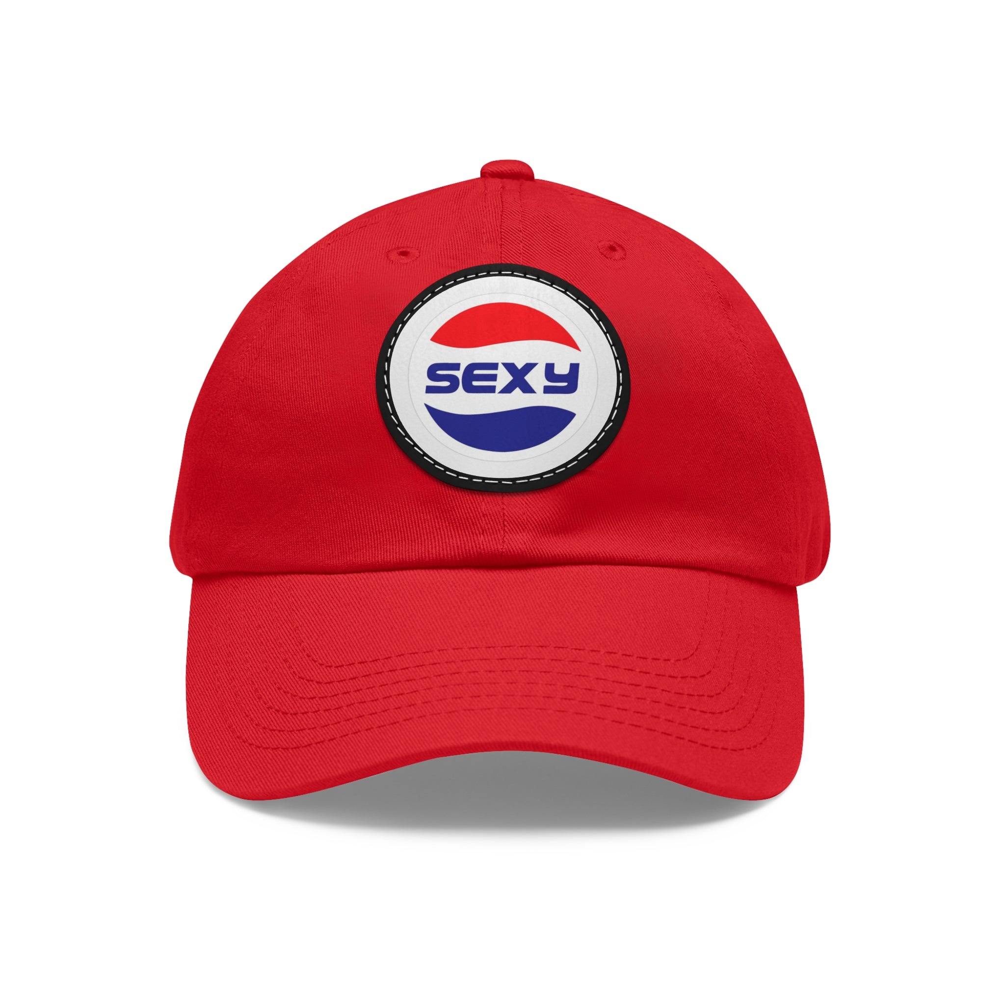 Trendy Dad Hat with 'Sexy' Leather Patch - Cool Casual Cap for Everyday Style