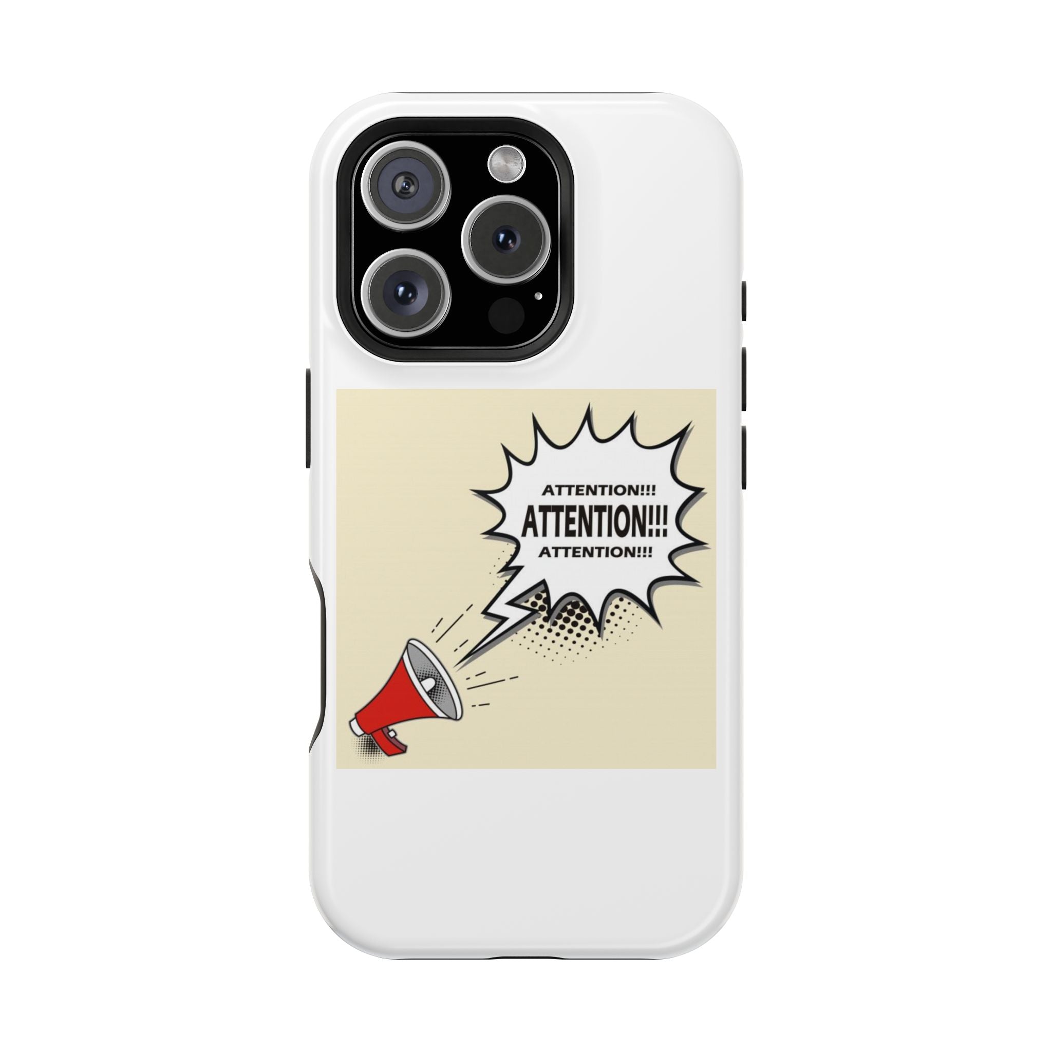 Attention Call Magnetic Tough Cases - Perfect for Gamers & Announcements