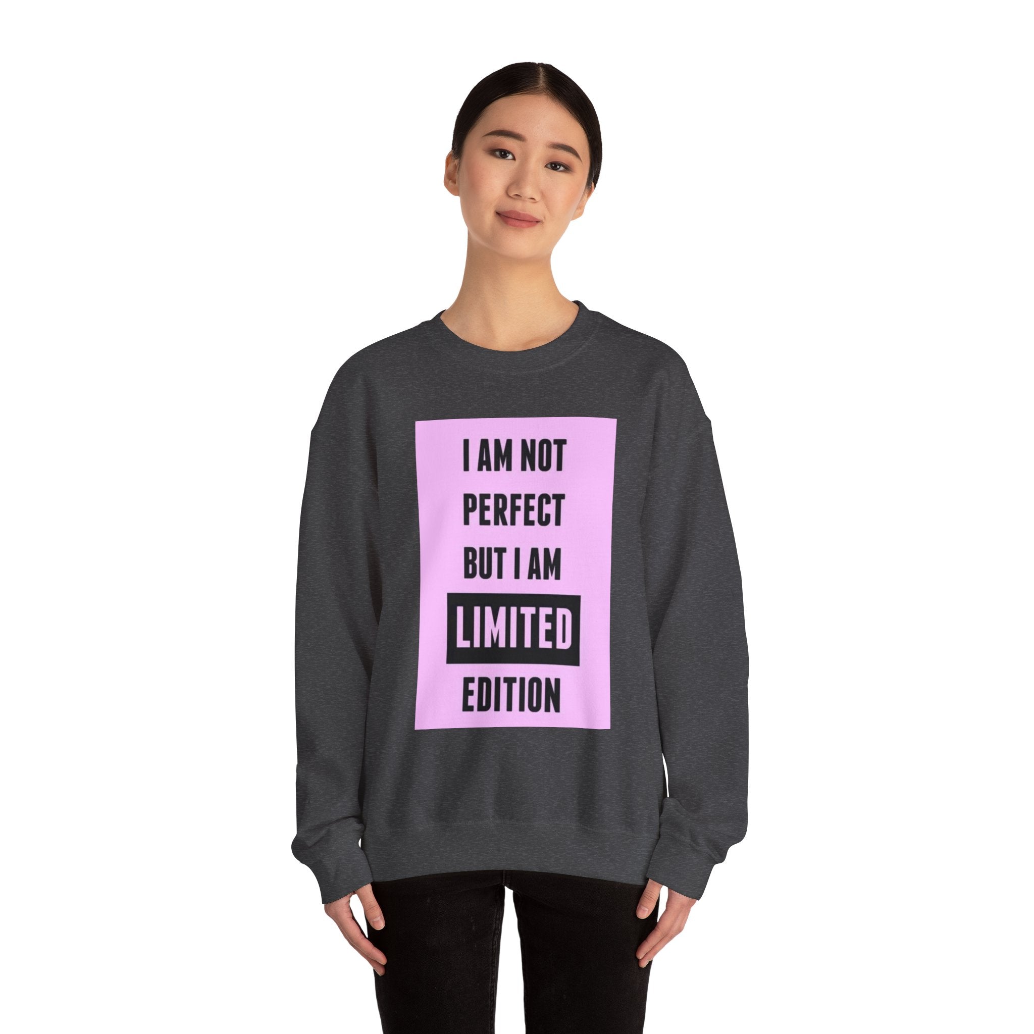 Limited Edition Crewneck Sweatshirt - 'Not Perfect' Statement