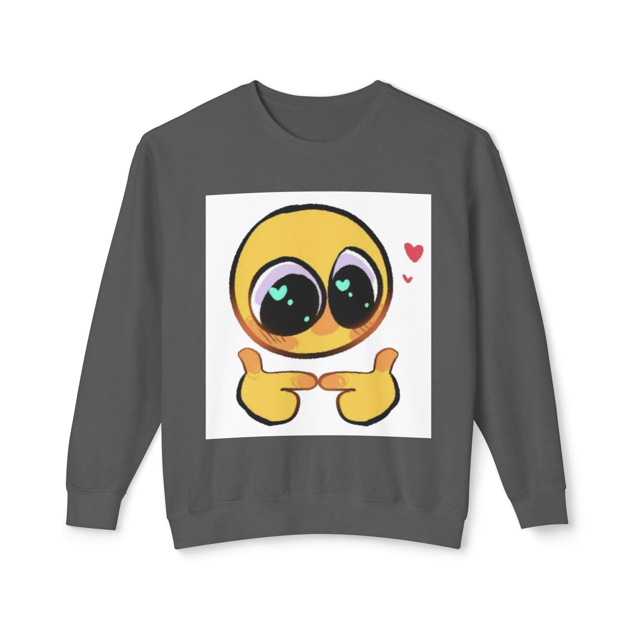 Cute Emoji Unisex Crewneck Sweatshirt - Perfect for Casual Wear and Gifts