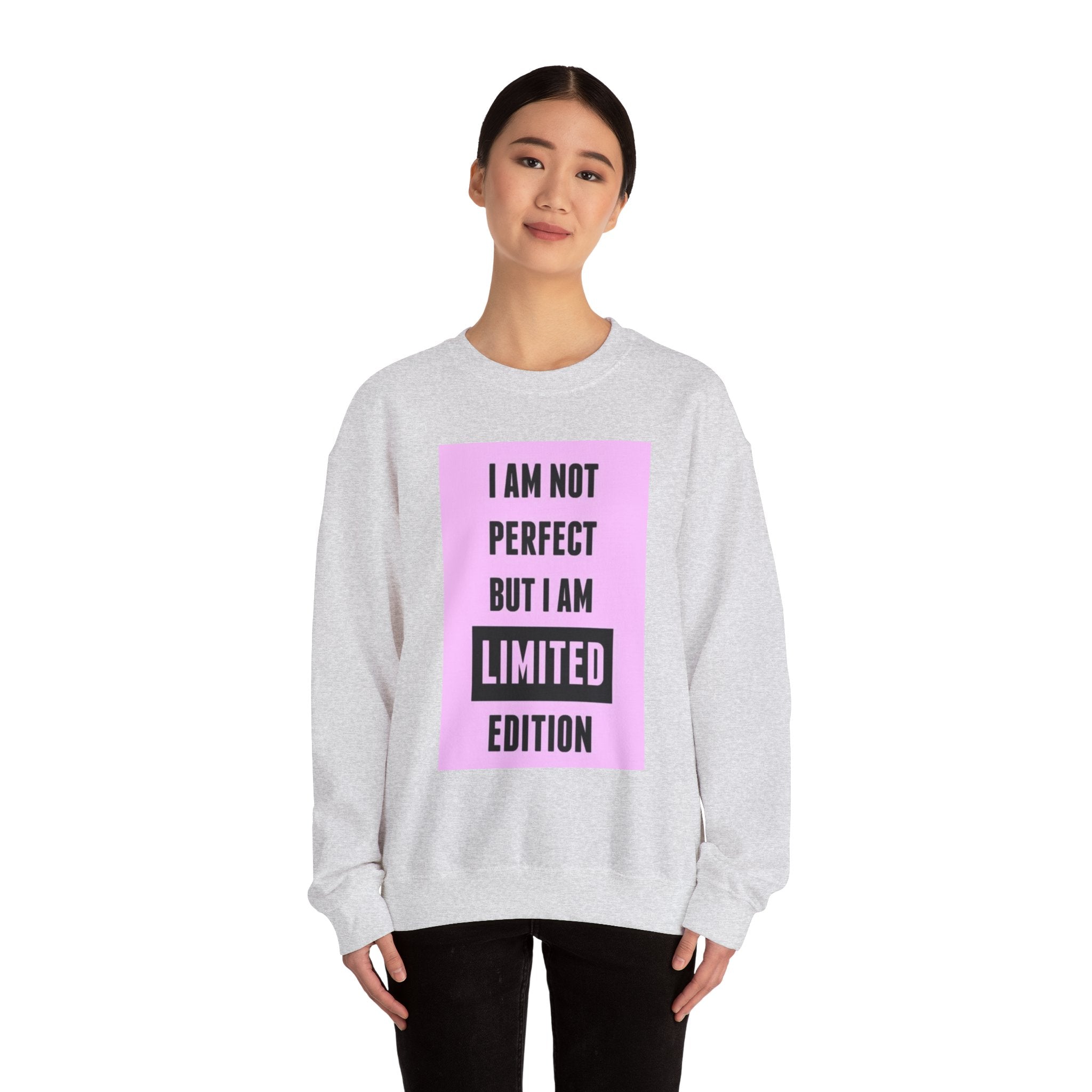 Limited Edition Crewneck Sweatshirt - 'Not Perfect' Statement