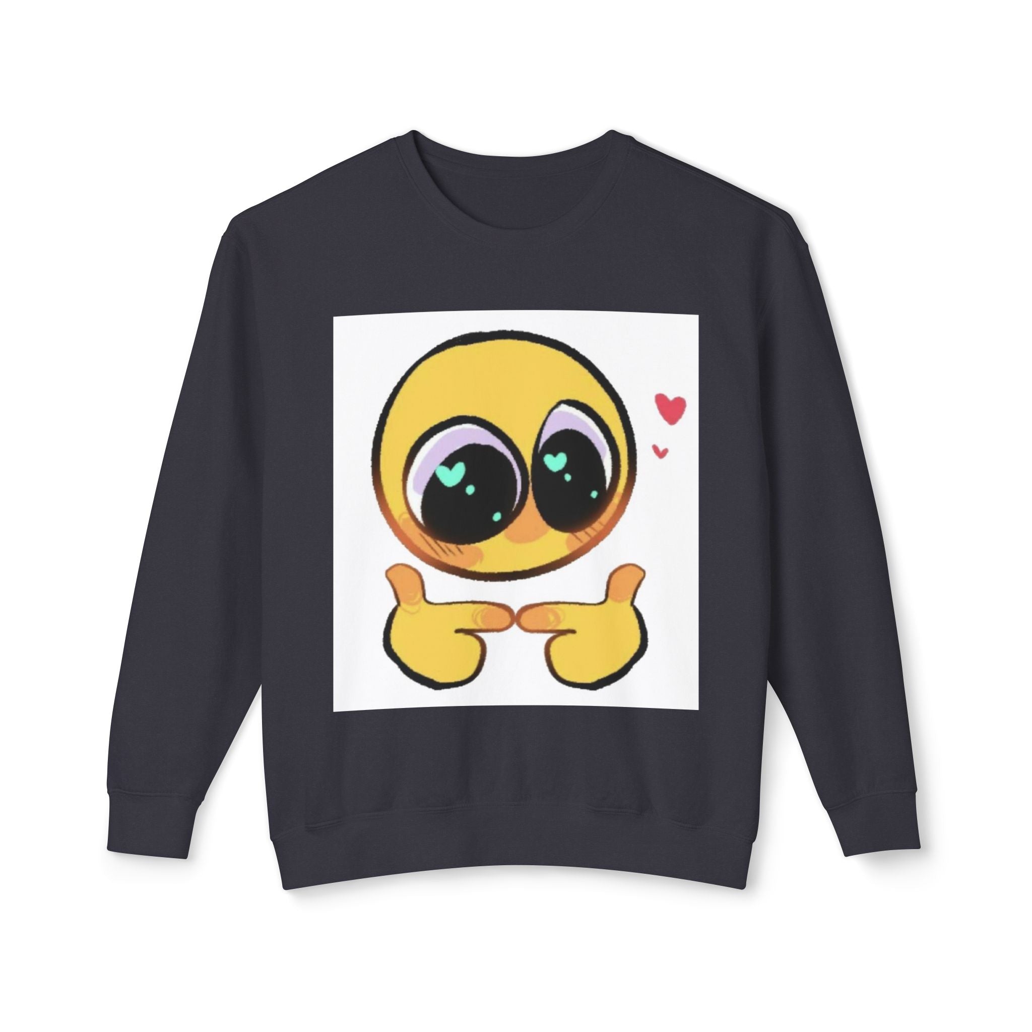 Cute Emoji Unisex Crewneck Sweatshirt - Perfect for Casual Wear and Gifts