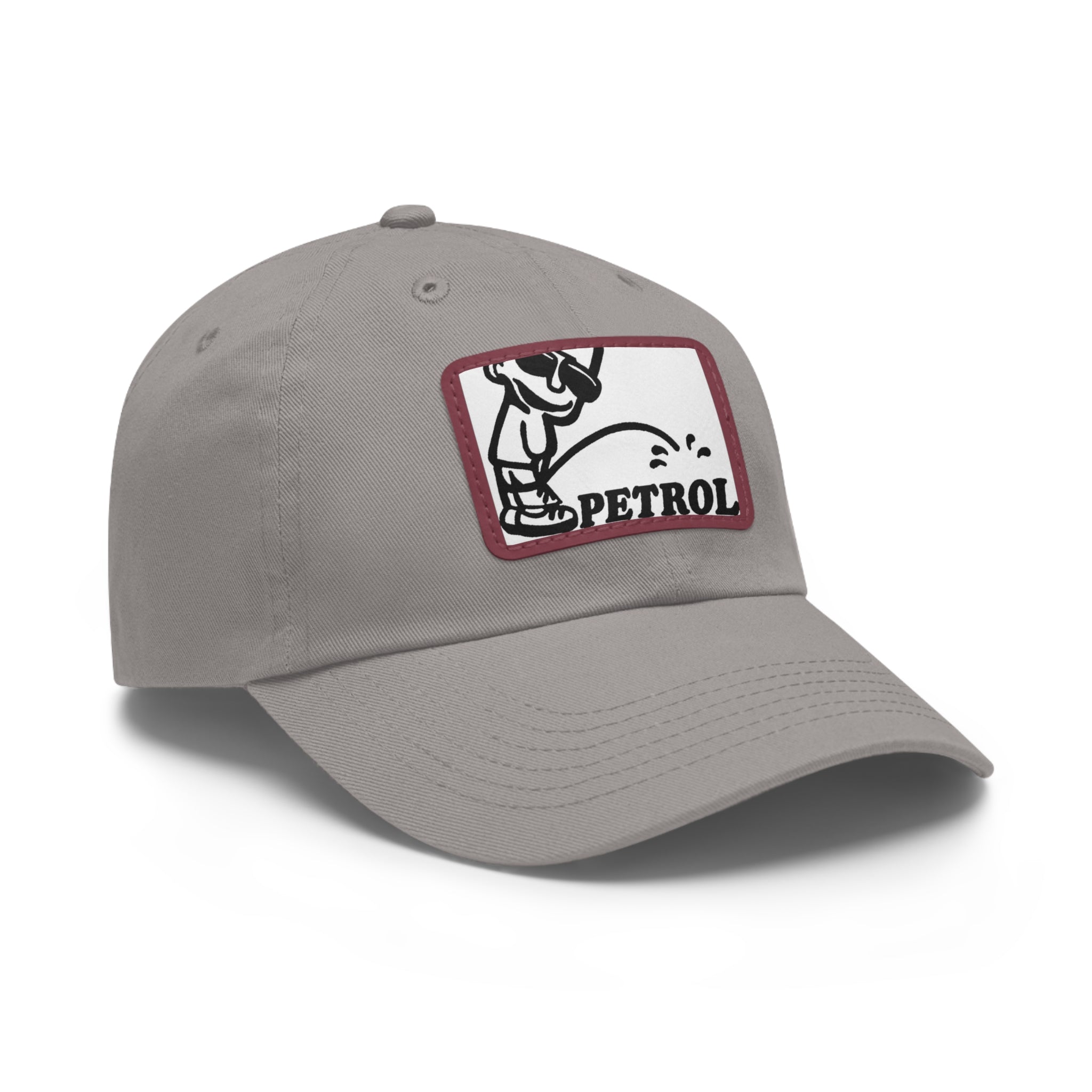 Fun Petrol Dad Hat with Leather Patch - Casual Style for Car Lovers
