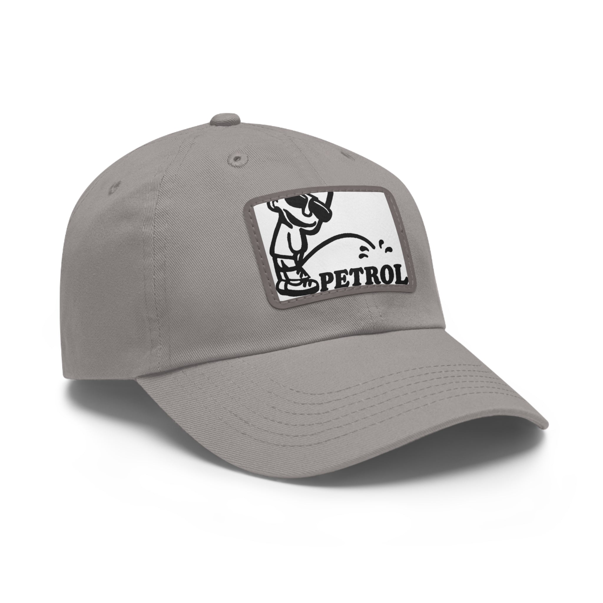 Fun Petrol Dad Hat with Leather Patch - Casual Style for Car Lovers