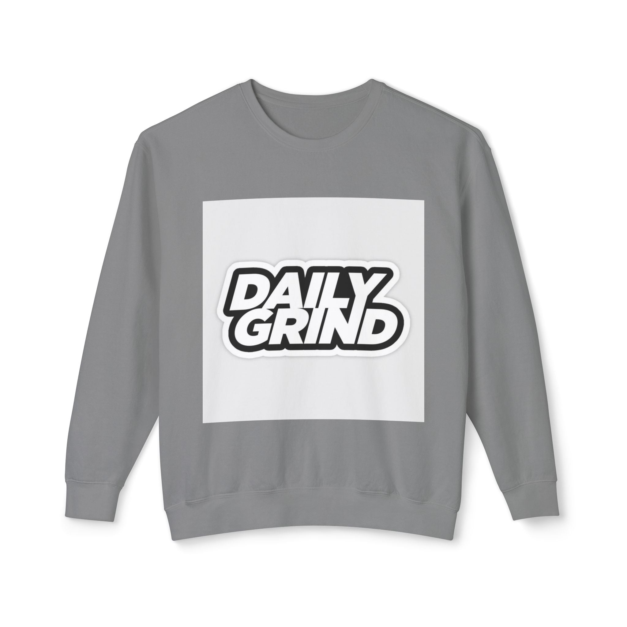 Daily Grind Unisex Lightweight Crewneck Sweatshirt - Motivational Casual Wear