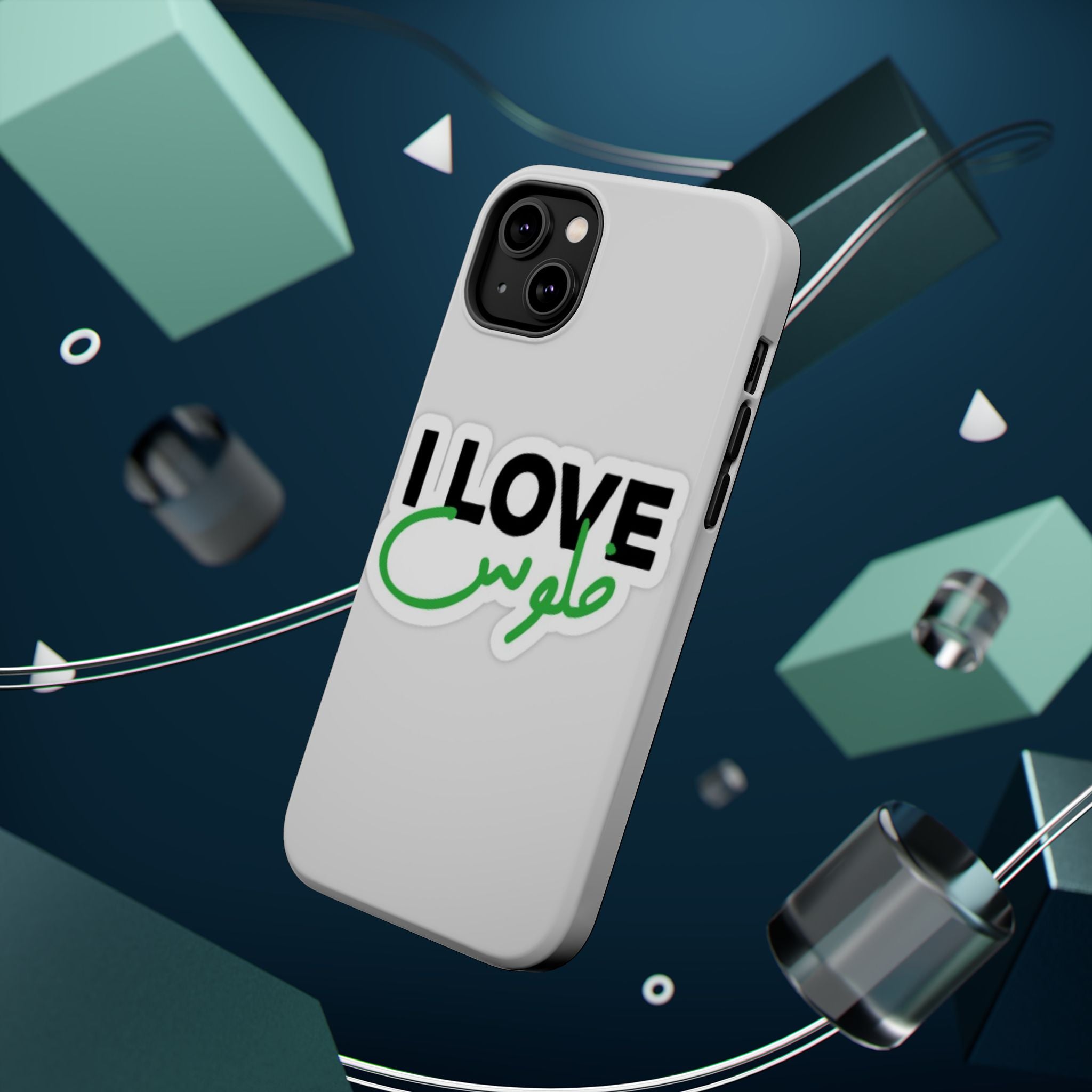 I Love قفلو Magnetic Tough Case - Stylish & Durable Phone Protection