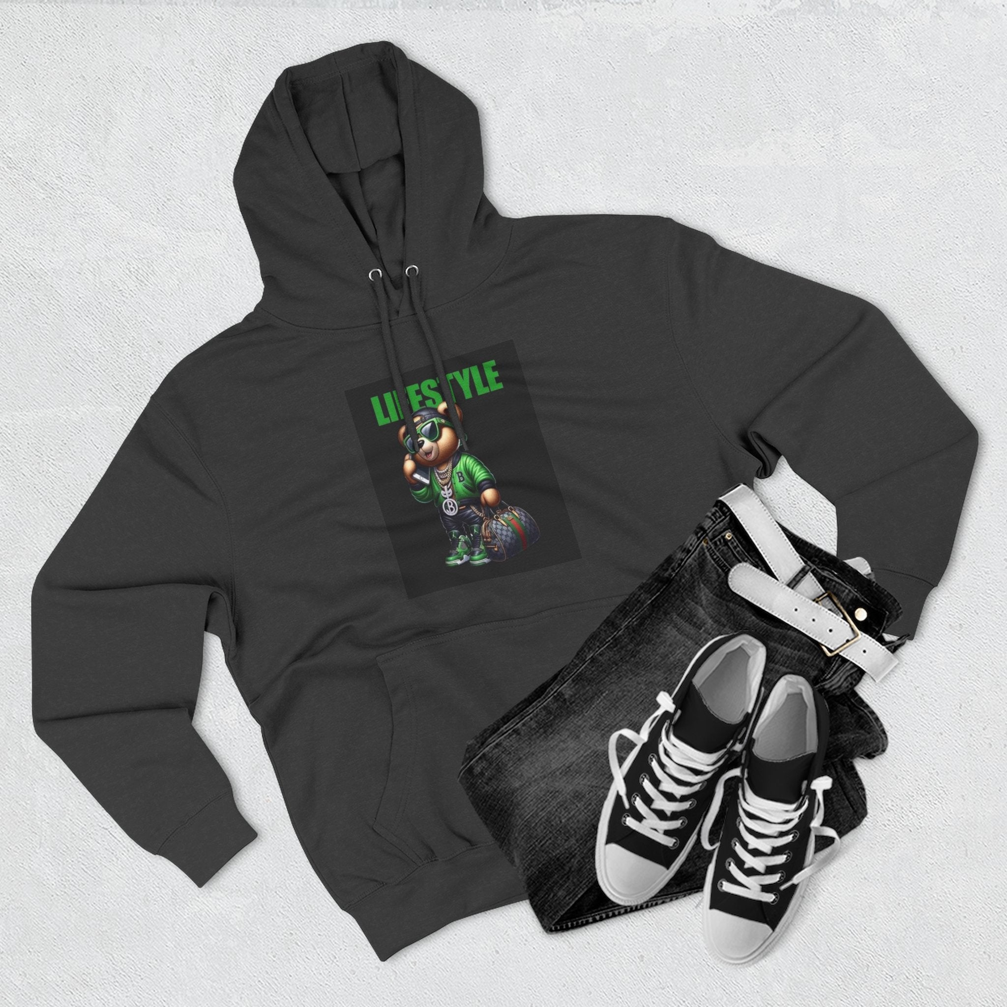 Lifestyle Graphic Hoodie - Cozy Fleece for Trendsetters
