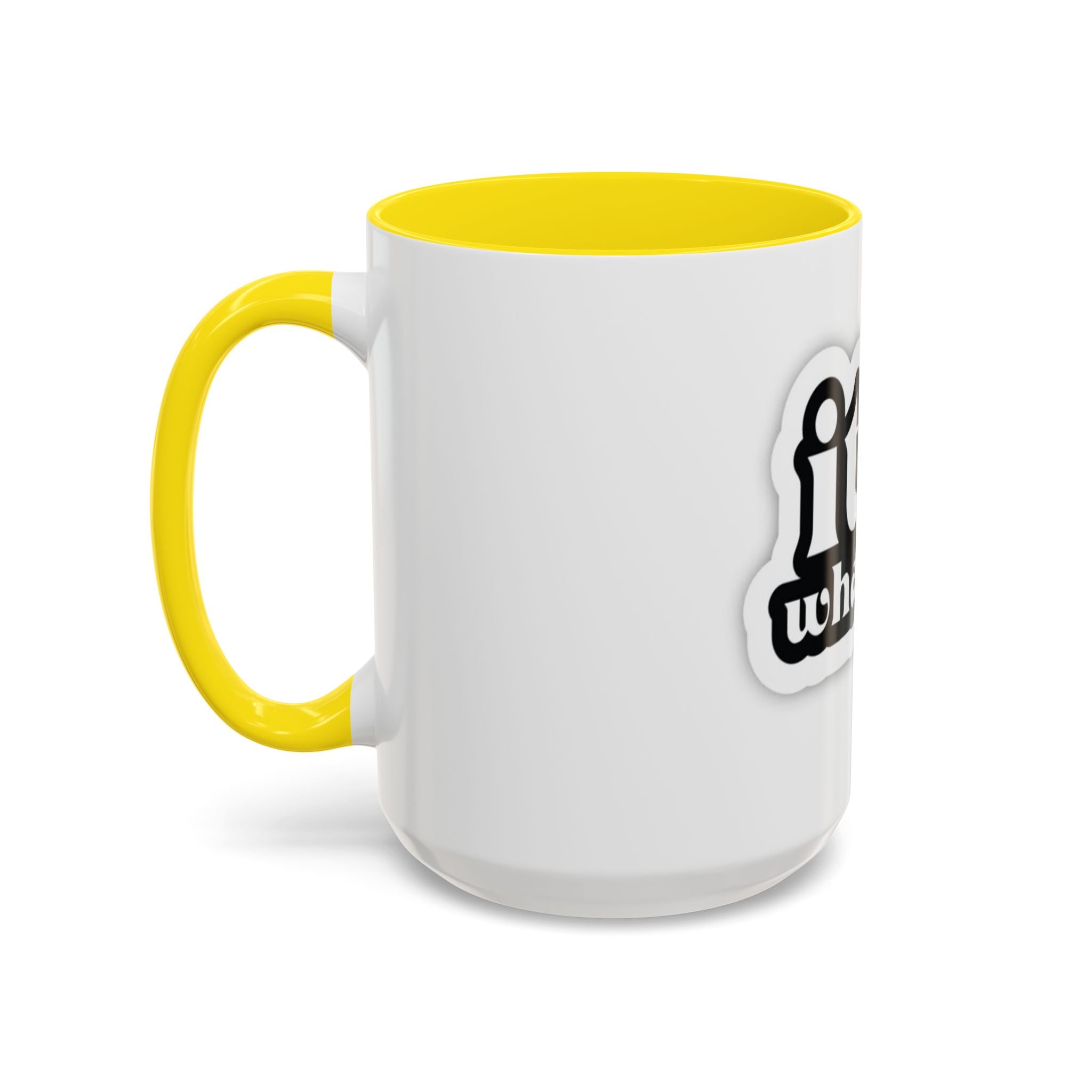 It Is What It Is Accent Coffee Mug - Stylish 11oz & 15oz Coffee Cups for Everyday Use