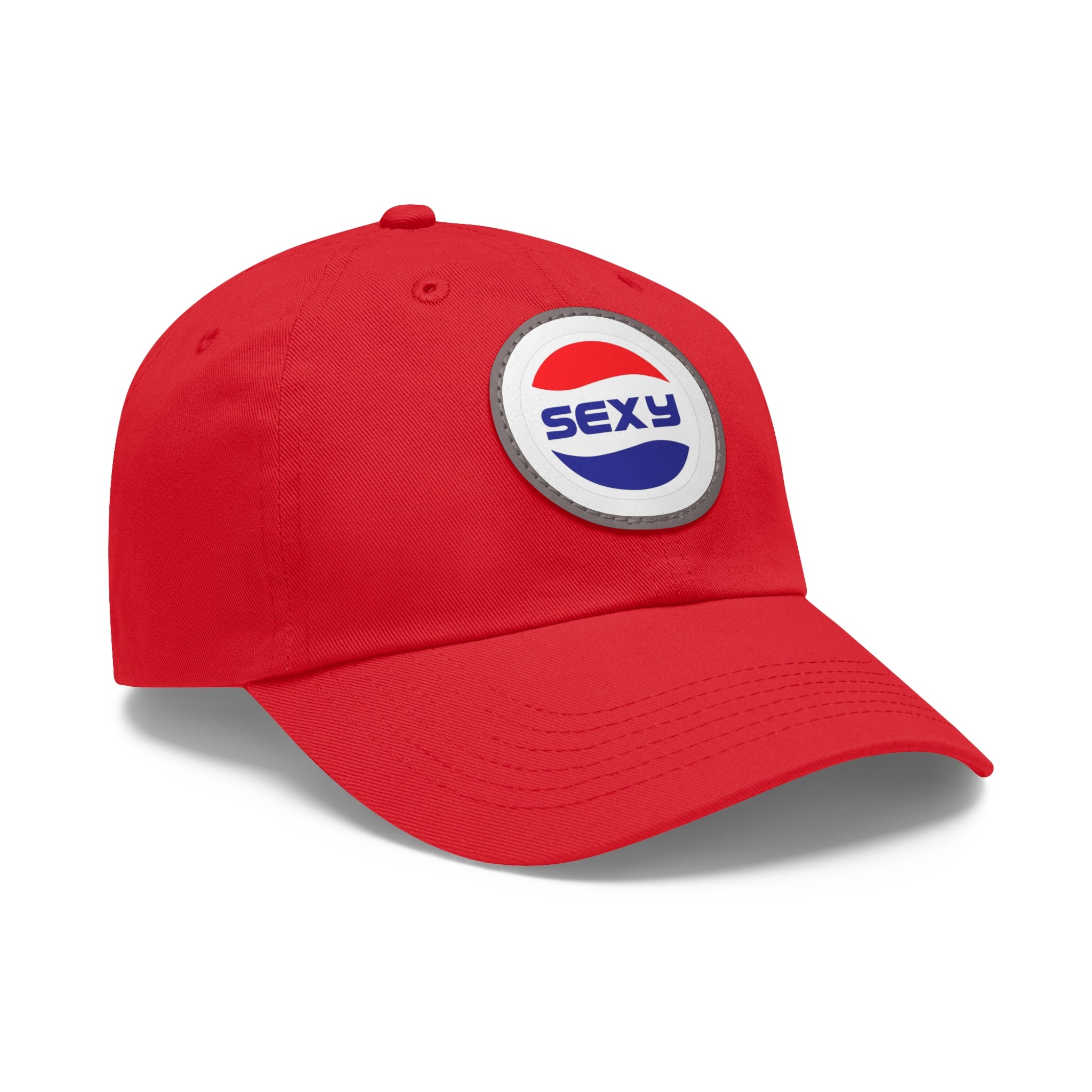 Trendy Dad Hat with 'Sexy' Leather Patch - Cool Casual Cap for Everyday Style