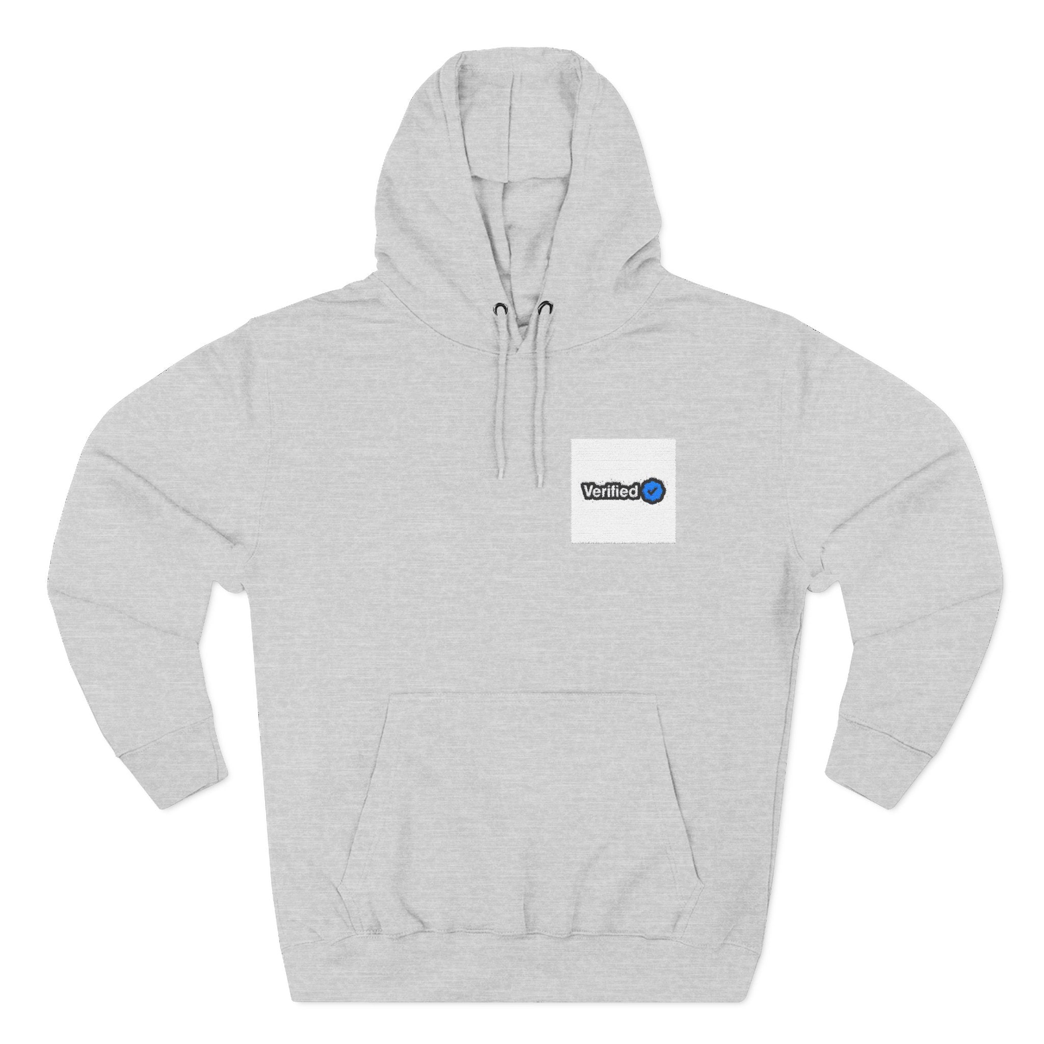 Premium Three-Panel Fleece Hoodie - Comfortable & Stylish Casual Wear