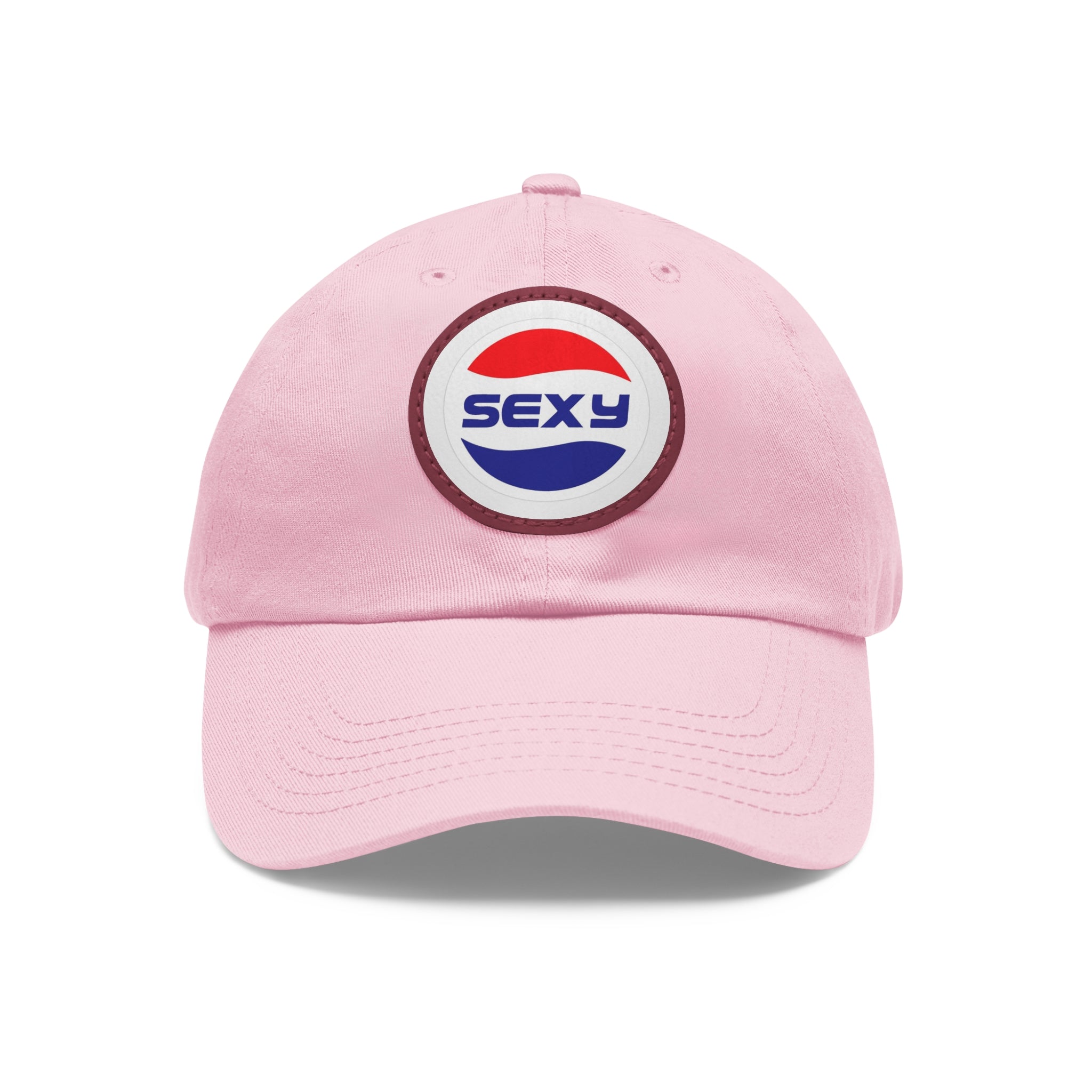 Trendy Dad Hat with 'Sexy' Leather Patch - Cool Casual Cap for Everyday Style