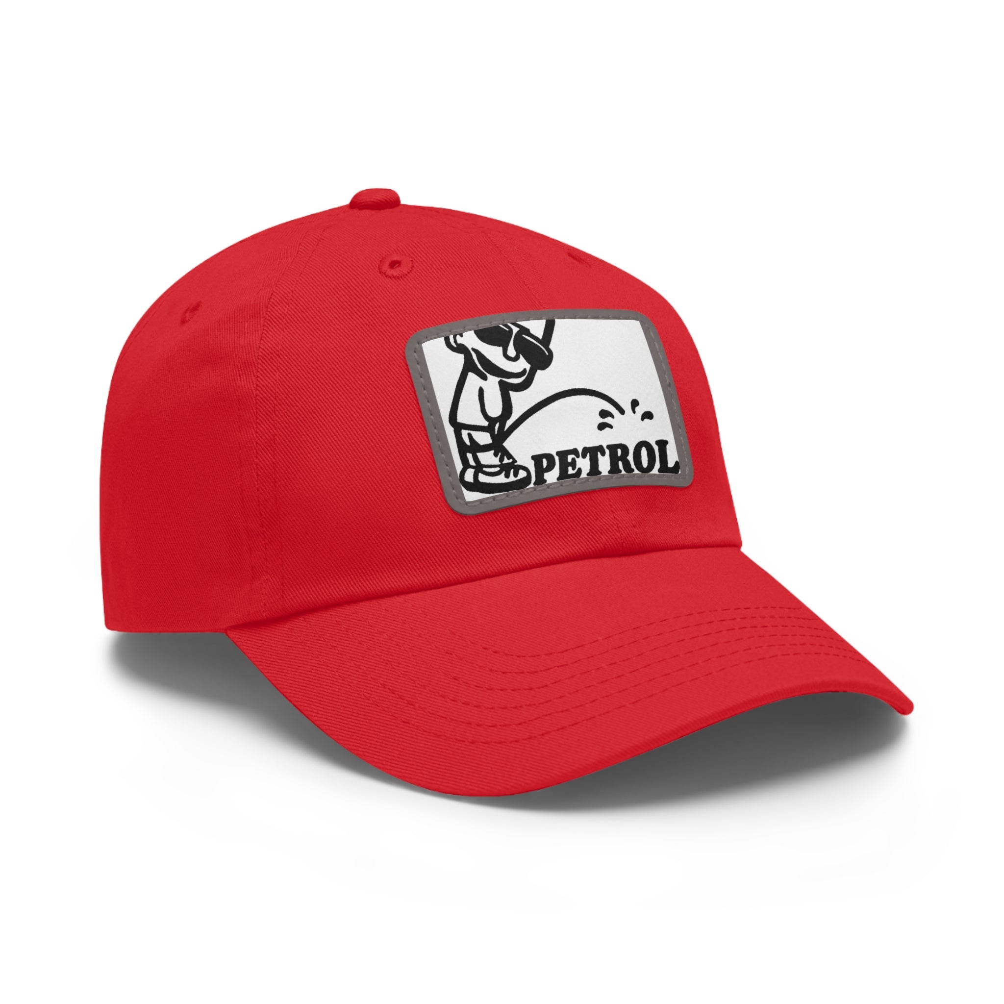 Fun Petrol Dad Hat with Leather Patch - Casual Style for Car Lovers