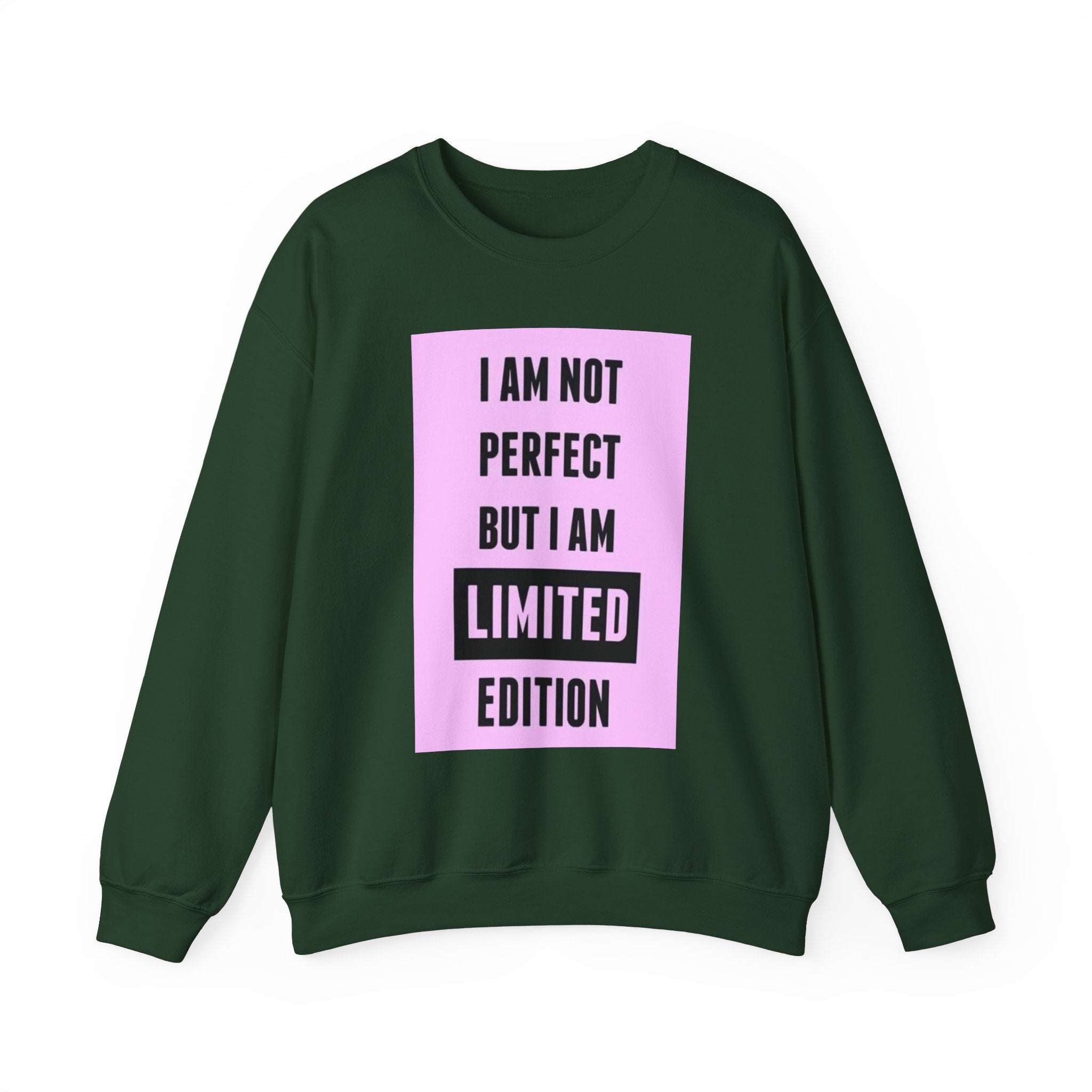 Limited Edition Crewneck Sweatshirt - 'Not Perfect' Statement