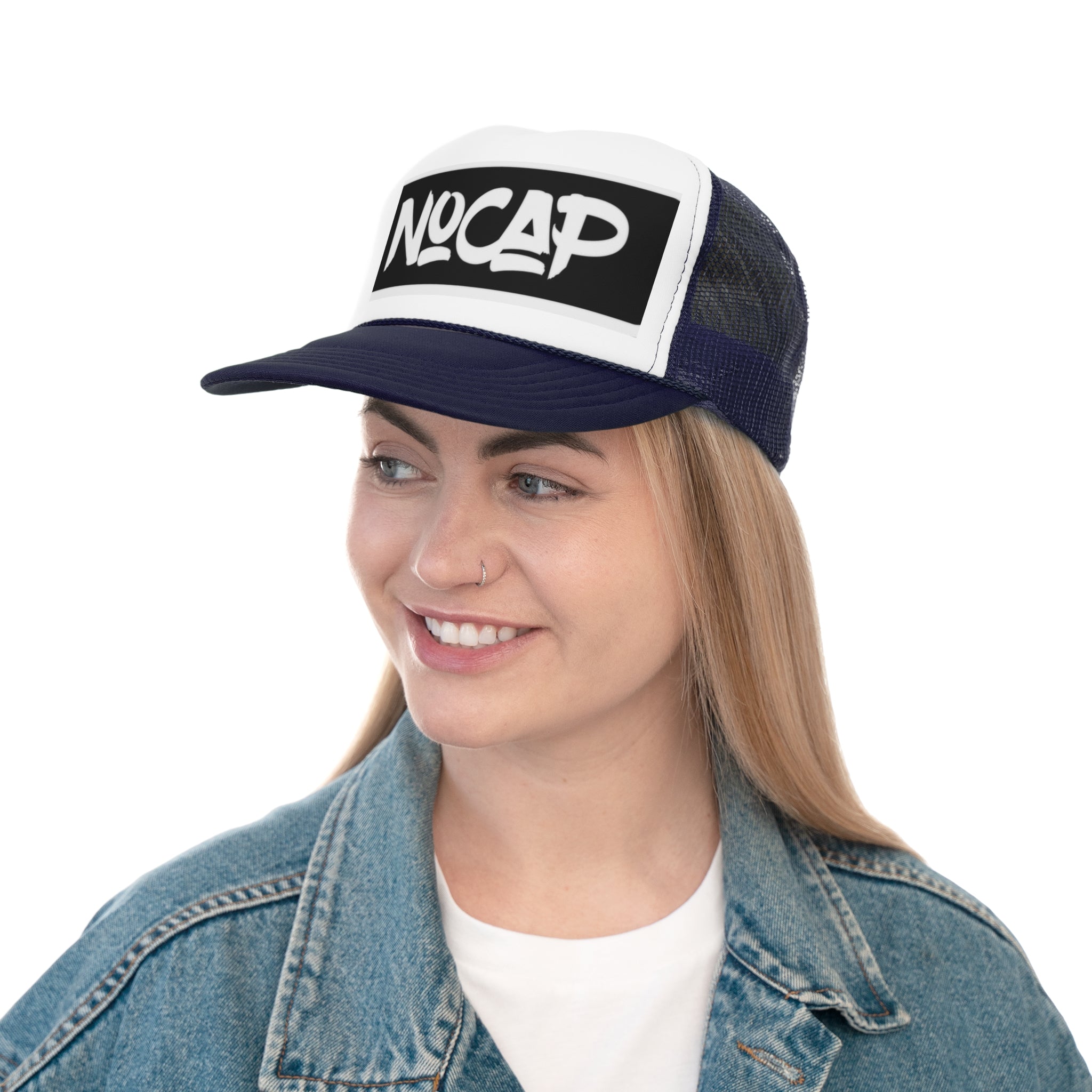 Trendy 'No Cap' Trucker Cap - Stylish Hat for Casual Wear