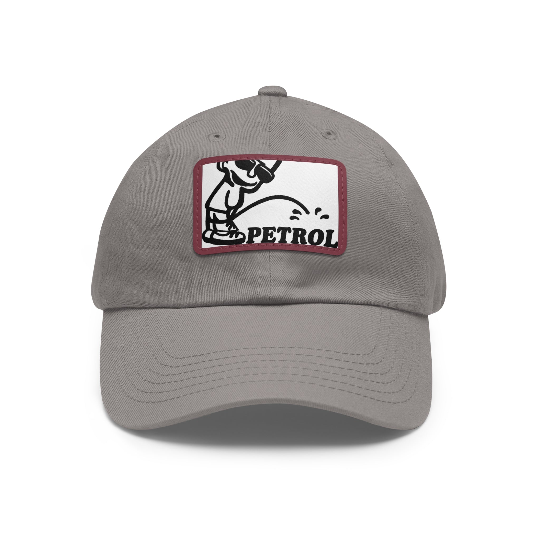 Fun Petrol Dad Hat with Leather Patch - Casual Style for Car Lovers