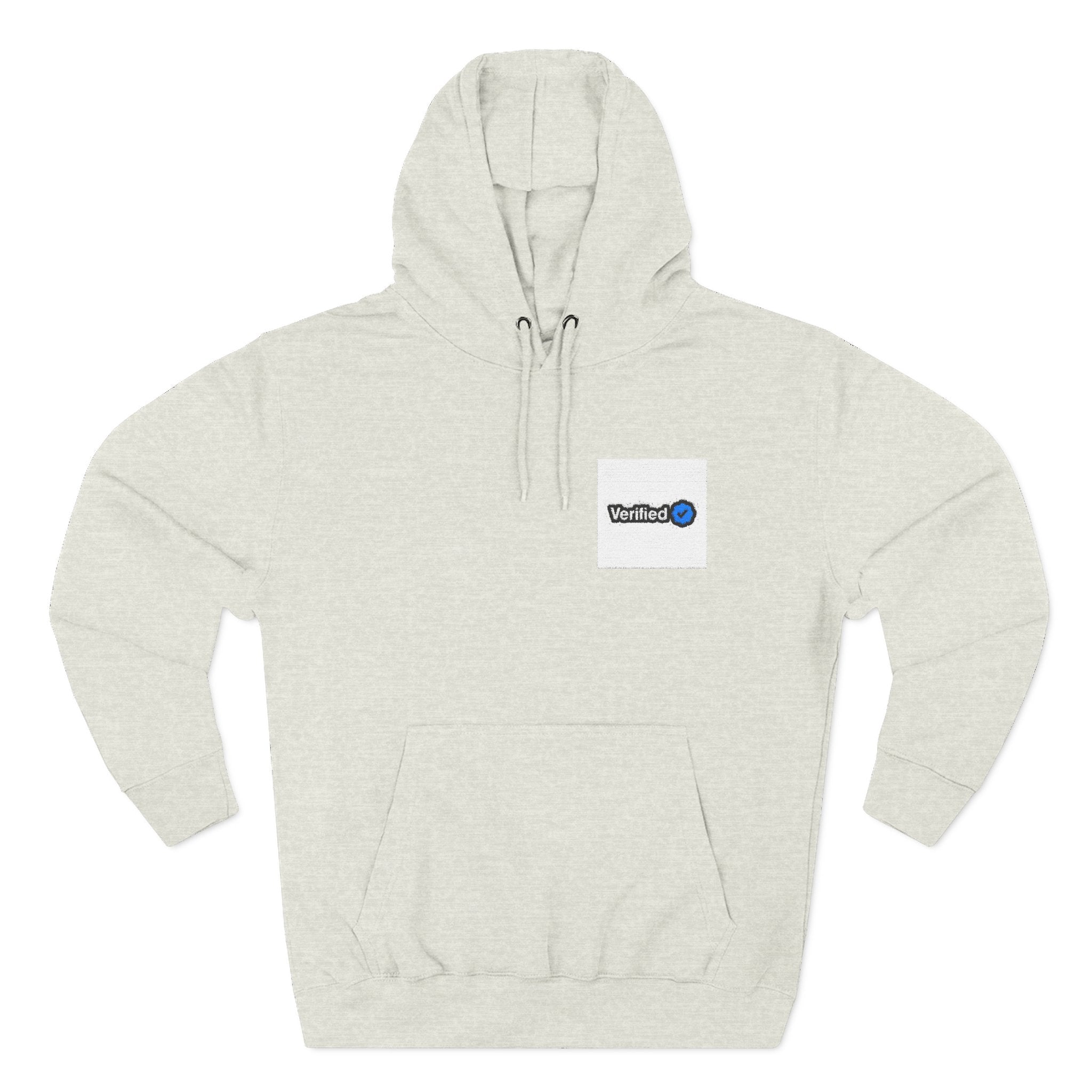 Premium Three-Panel Fleece Hoodie - Comfortable & Stylish Casual Wear
