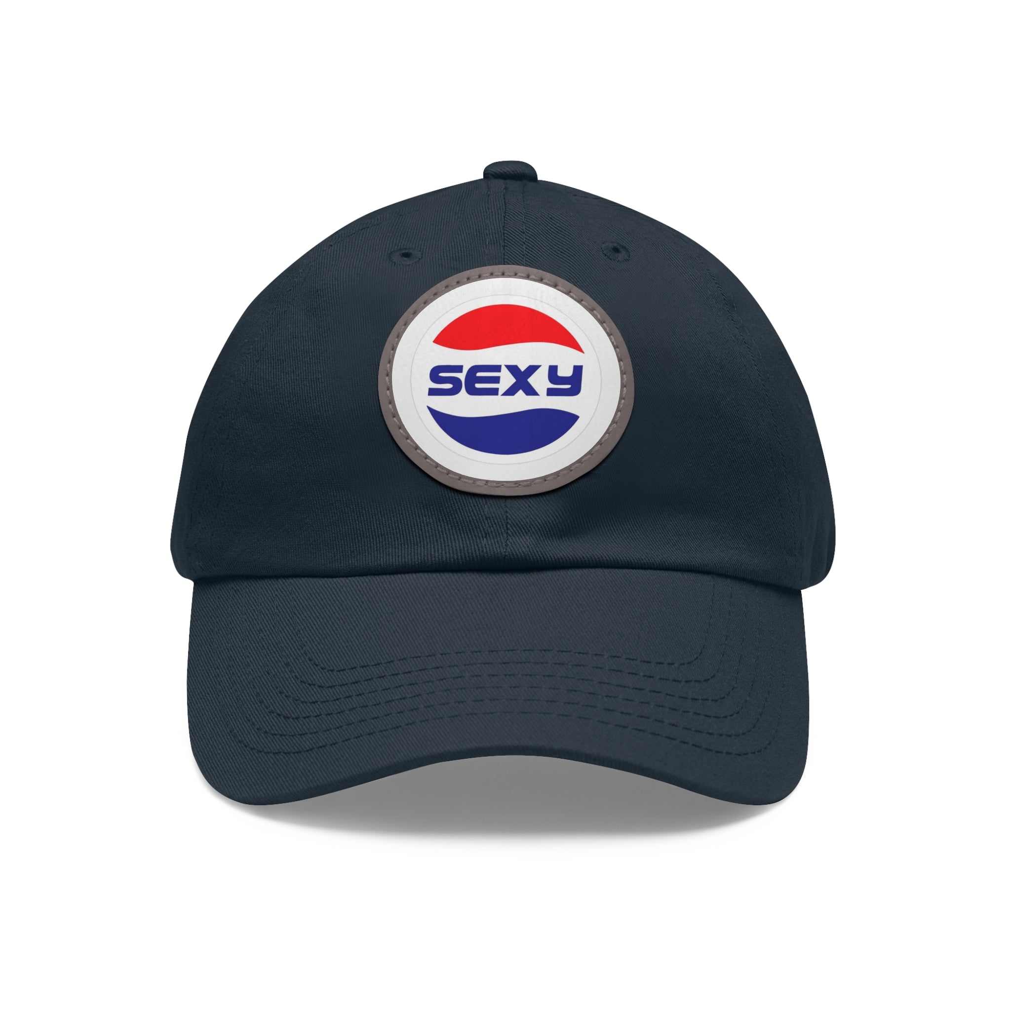 Trendy Dad Hat with 'Sexy' Leather Patch - Cool Casual Cap for Everyday Style