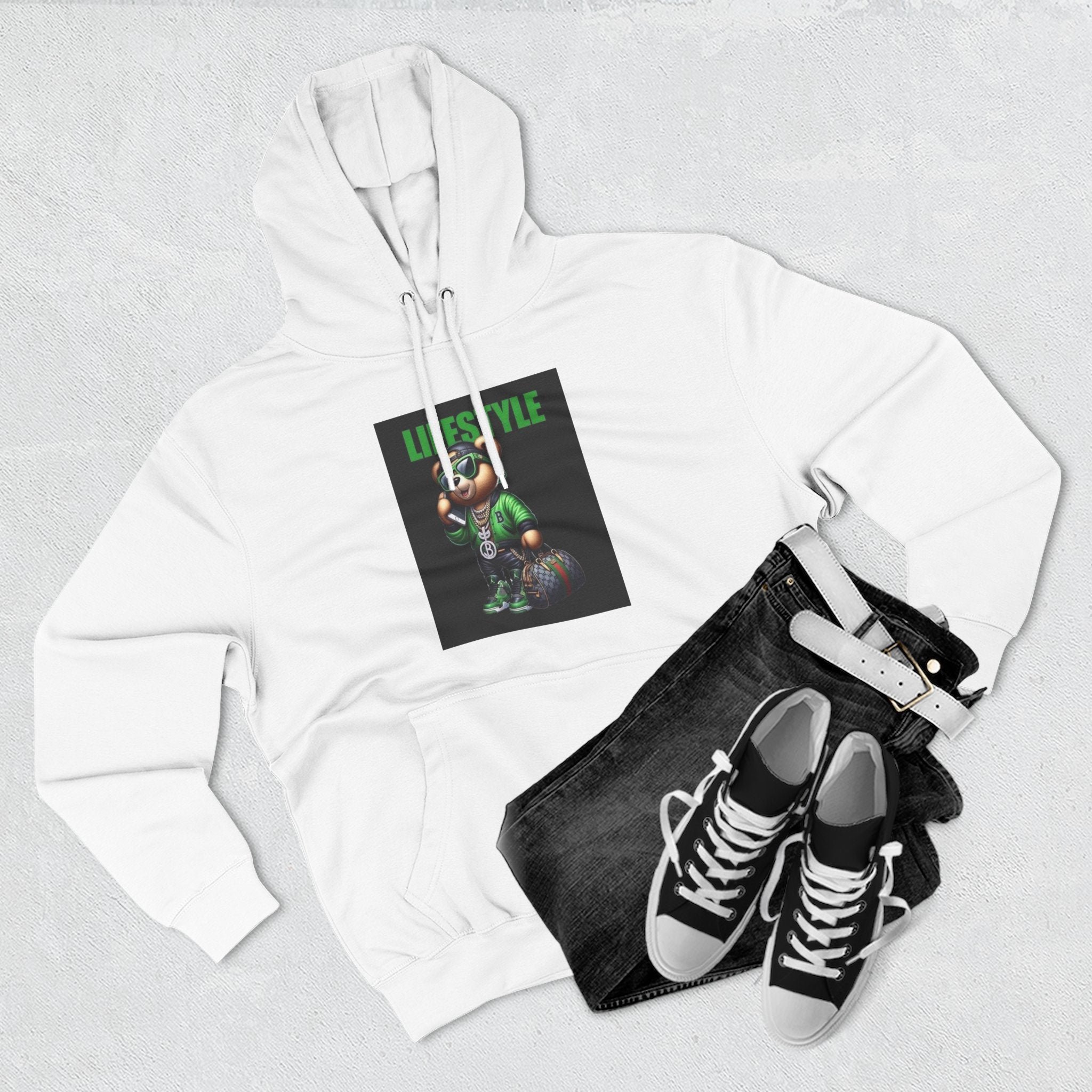 Lifestyle Graphic Hoodie - Cozy Fleece for Trendsetters