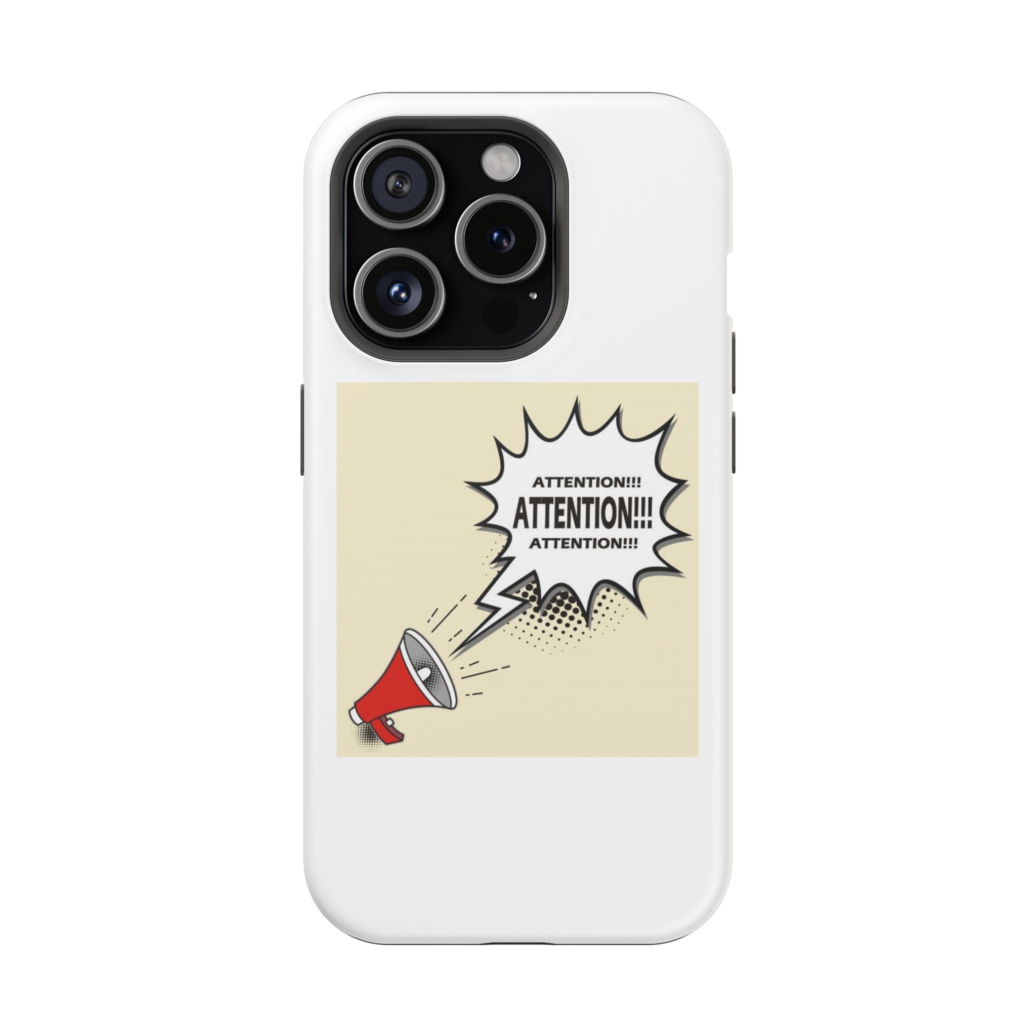 Attention Call Magnetic Tough Cases - Perfect for Gamers & Announcements