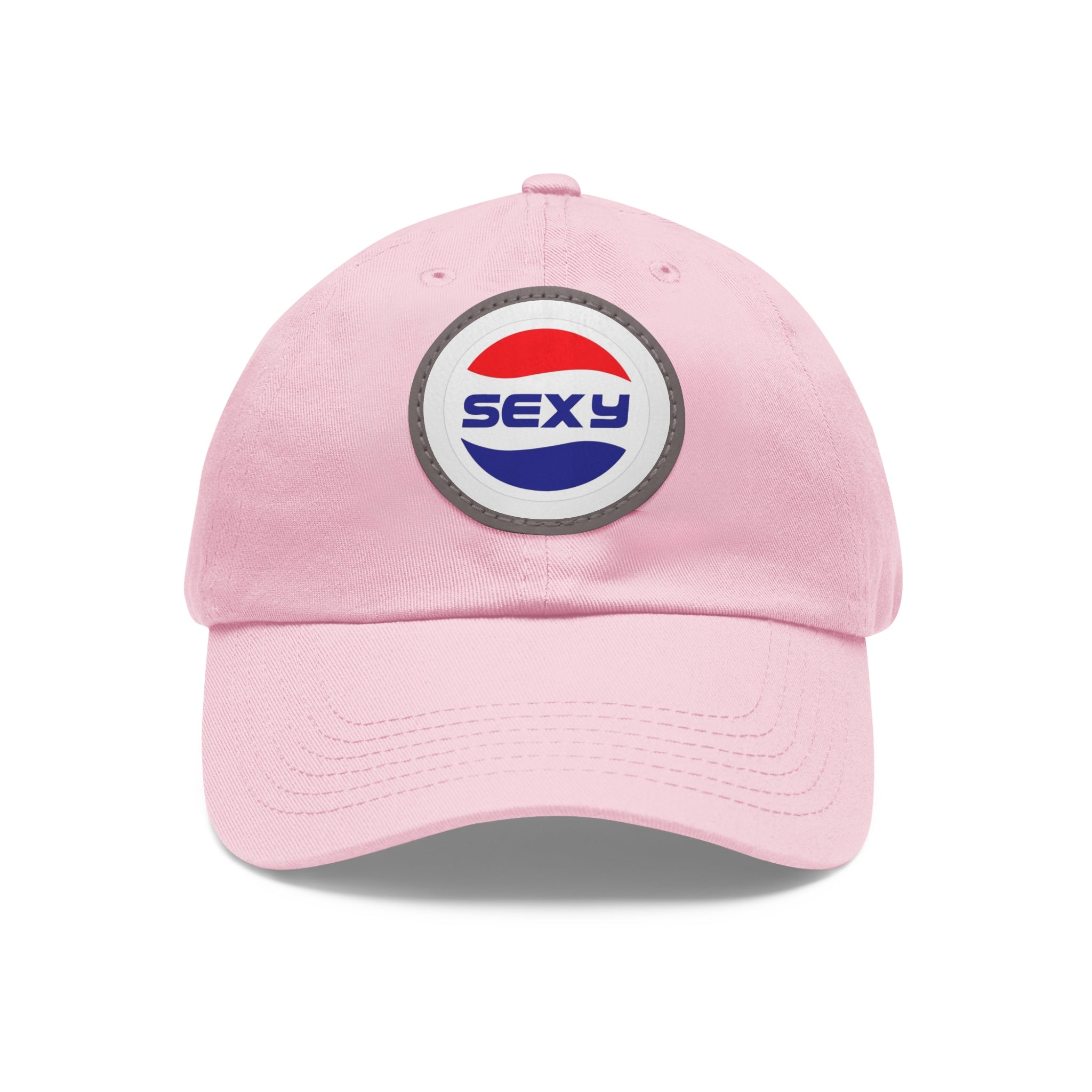 Trendy Dad Hat with 'Sexy' Leather Patch - Cool Casual Cap for Everyday Style