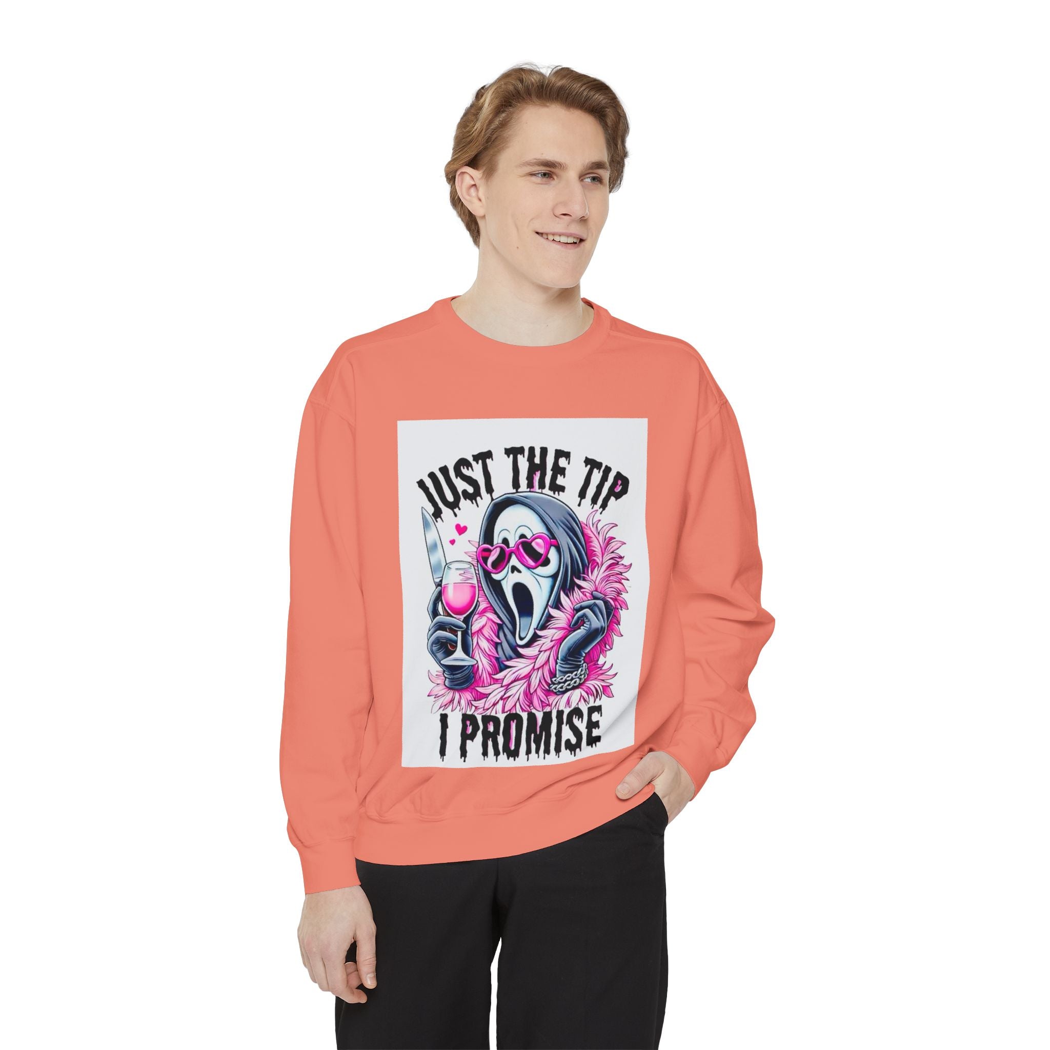 Funny Unisex Sweatshirt - "Just the Tip I Promise"
