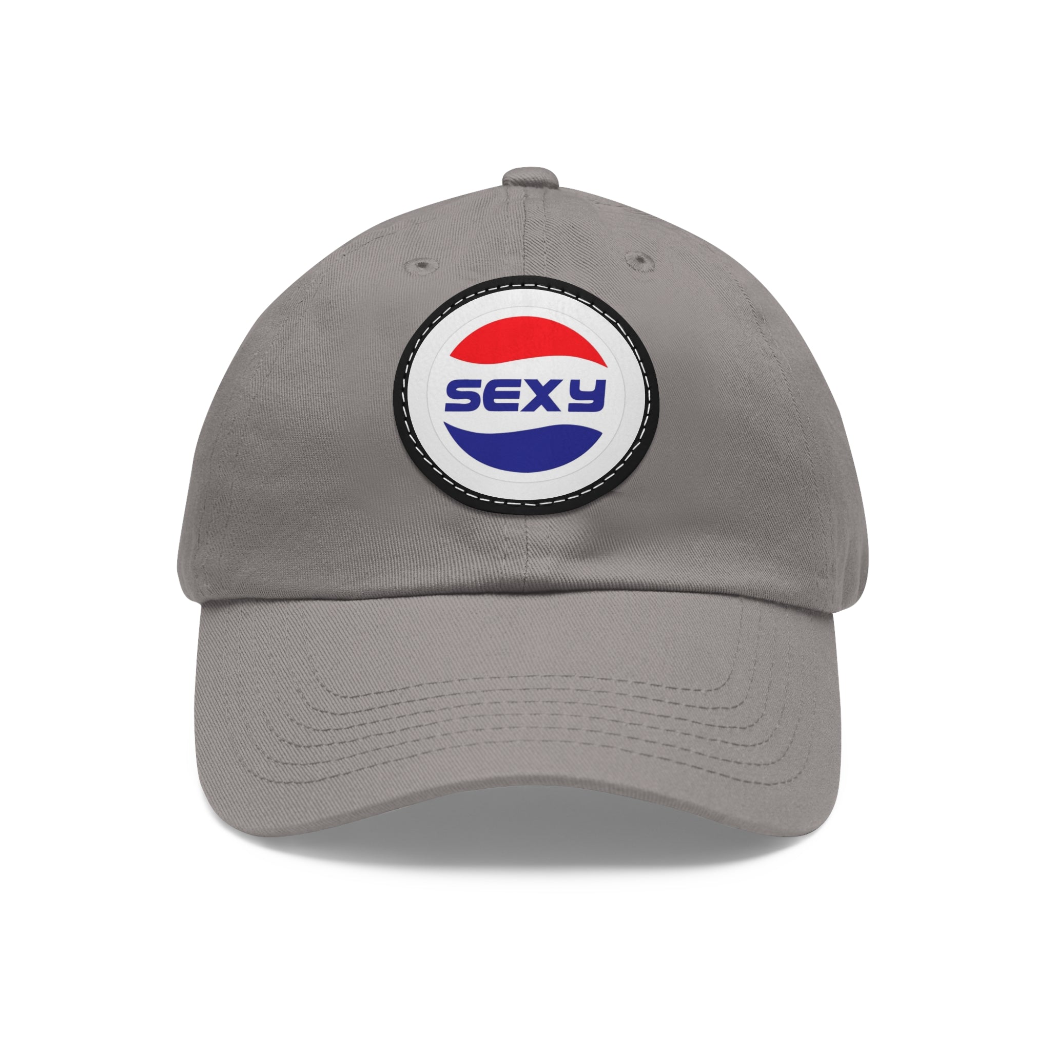 Trendy Dad Hat with 'Sexy' Leather Patch - Cool Casual Cap for Everyday Style