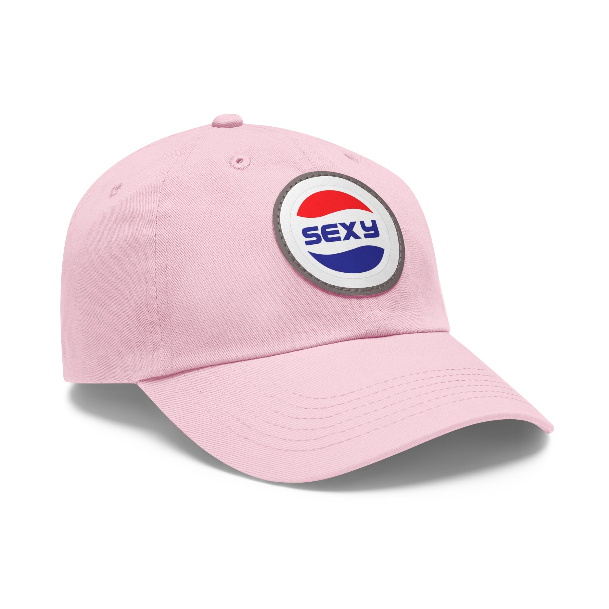Trendy Dad Hat with 'Sexy' Leather Patch - Cool Casual Cap for Everyday Style