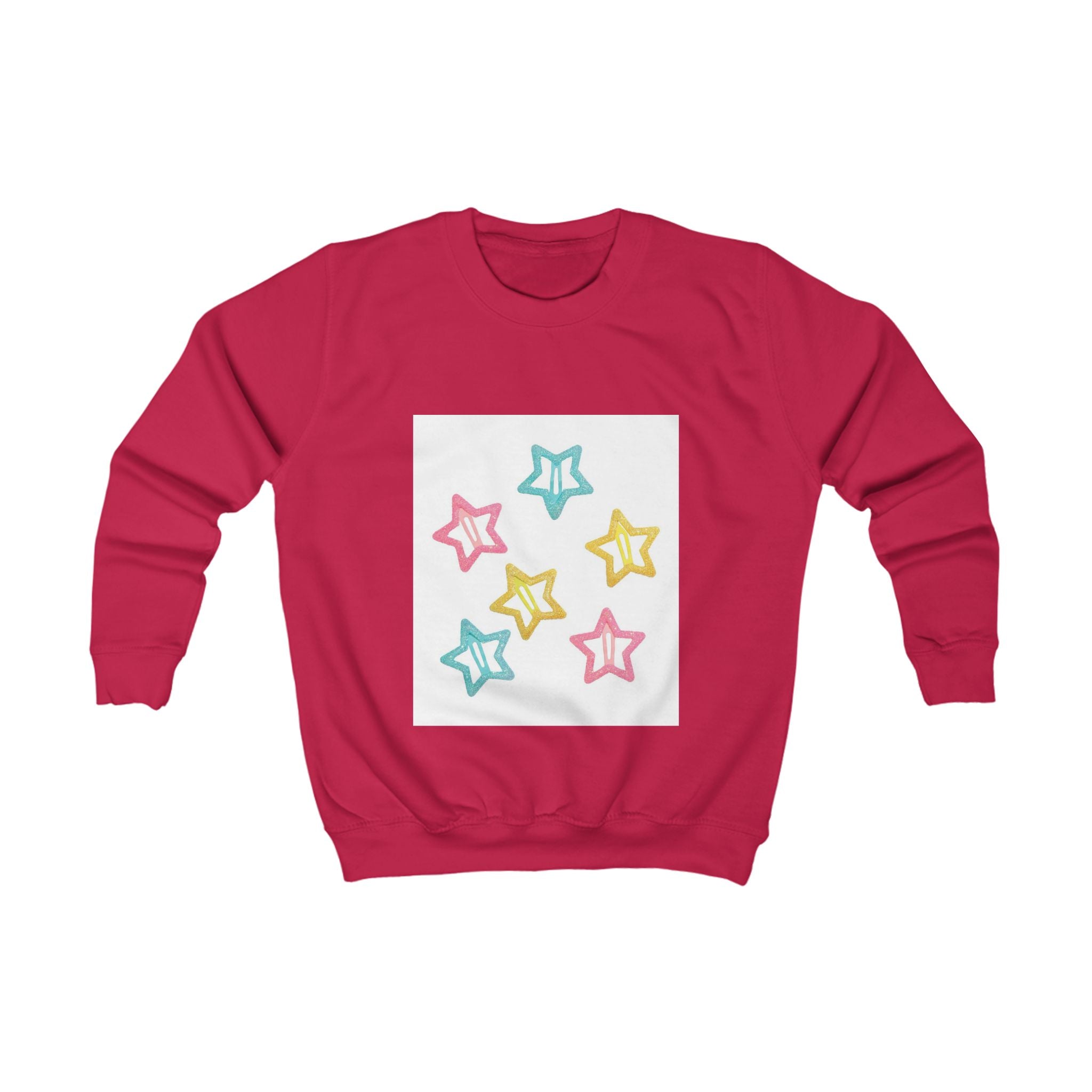 Colorful Star Kids Sweatshirt - Fun & Cozy Style for Young Adventurers